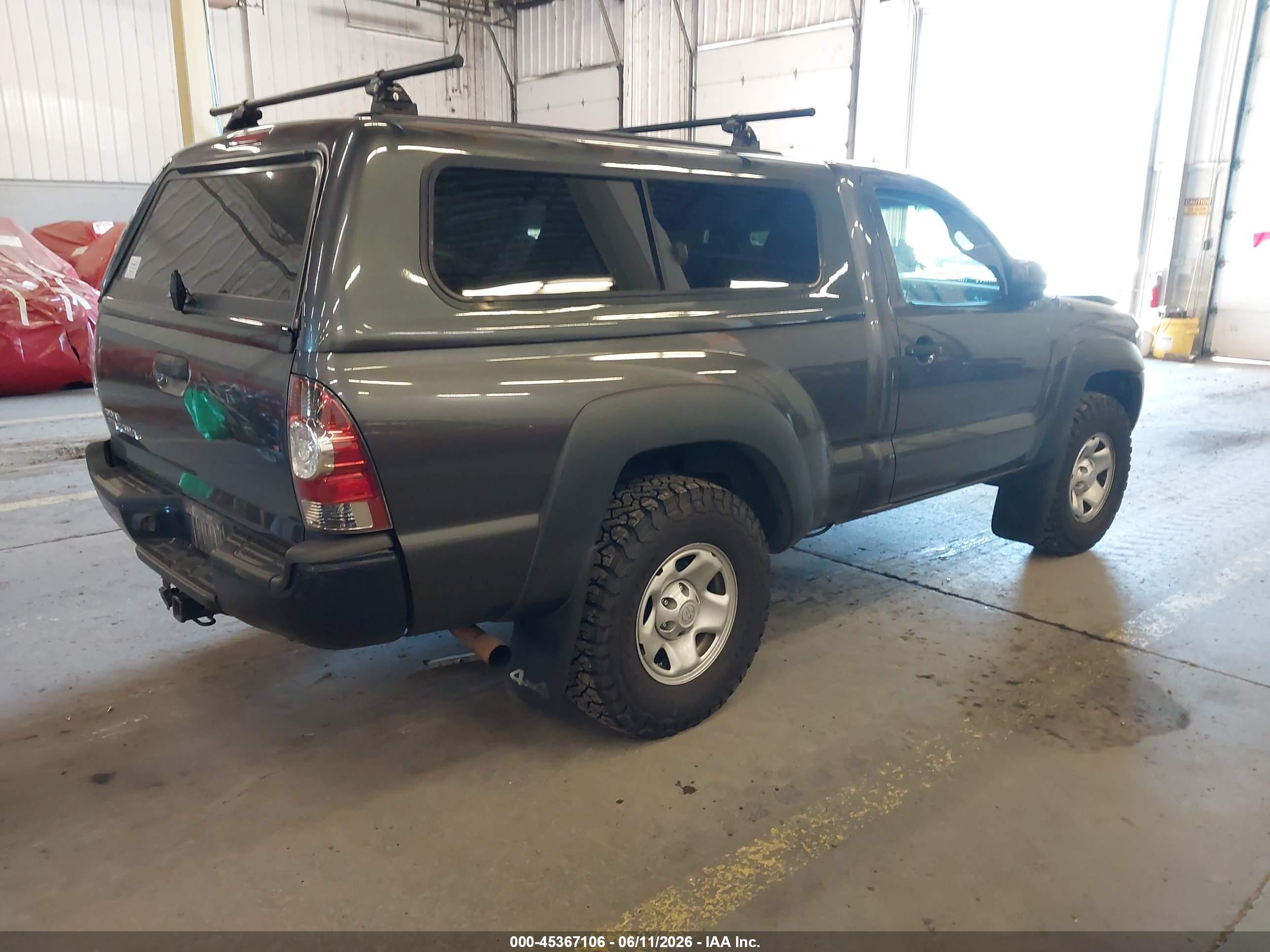 2011 Toyota Tacoma   Gray vin: 5TFPX4EN5BX003556