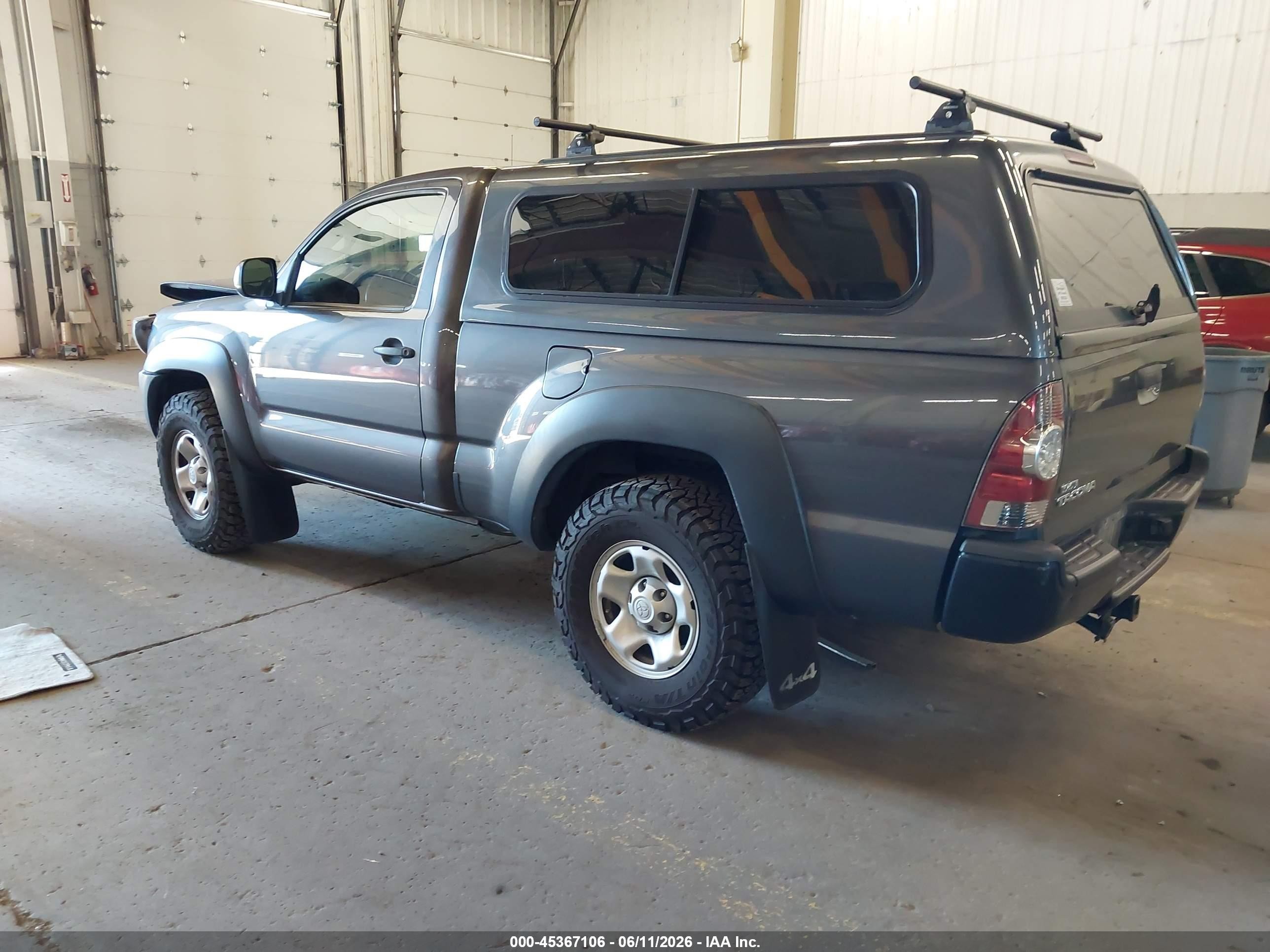 2011 Toyota Tacoma   Gray vin: 5TFPX4EN5BX003556