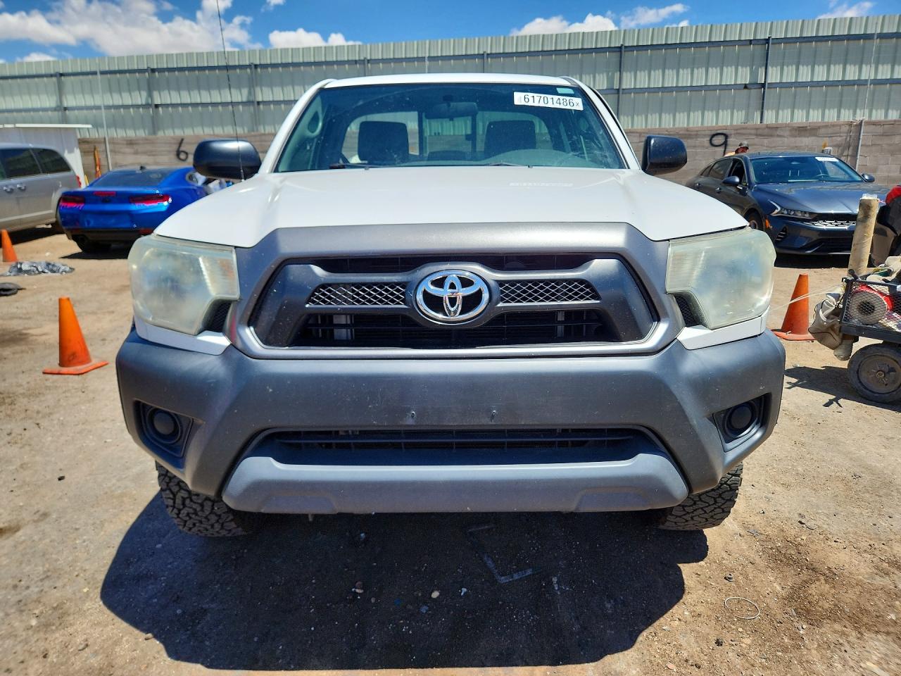 2013 Toyota Tacoma Base White vin: 5TFPX4EN5DX013975
