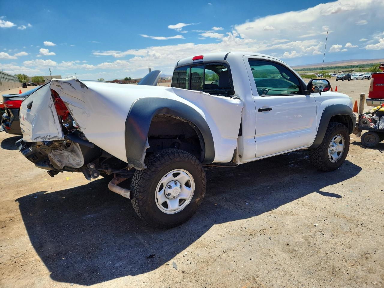 2013 Toyota Tacoma Base White vin: 5TFPX4EN5DX013975