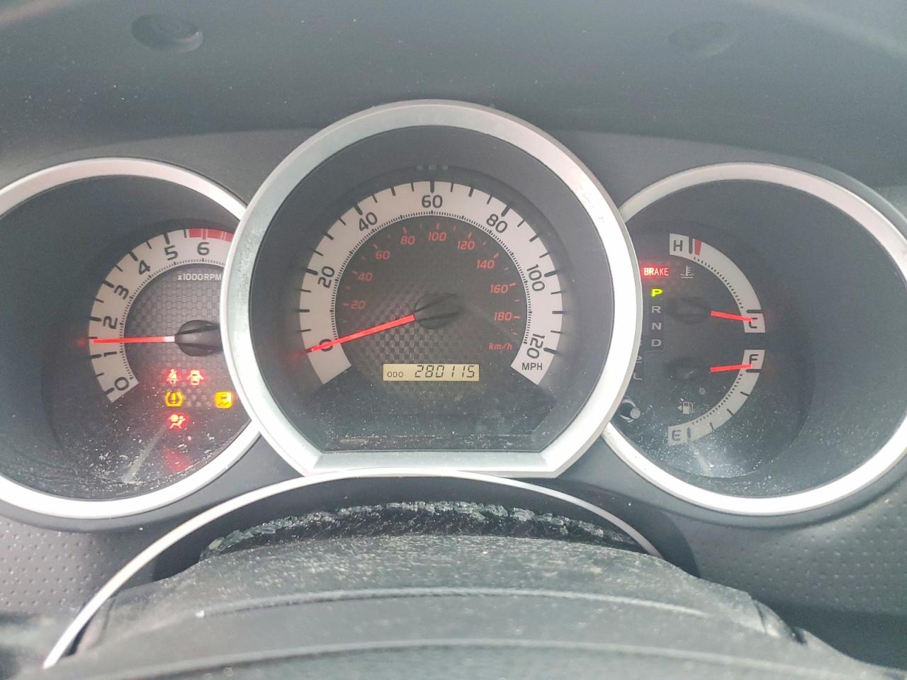 Toyota Tacoma Maroon vin: 5TFPX4EN5EX019194