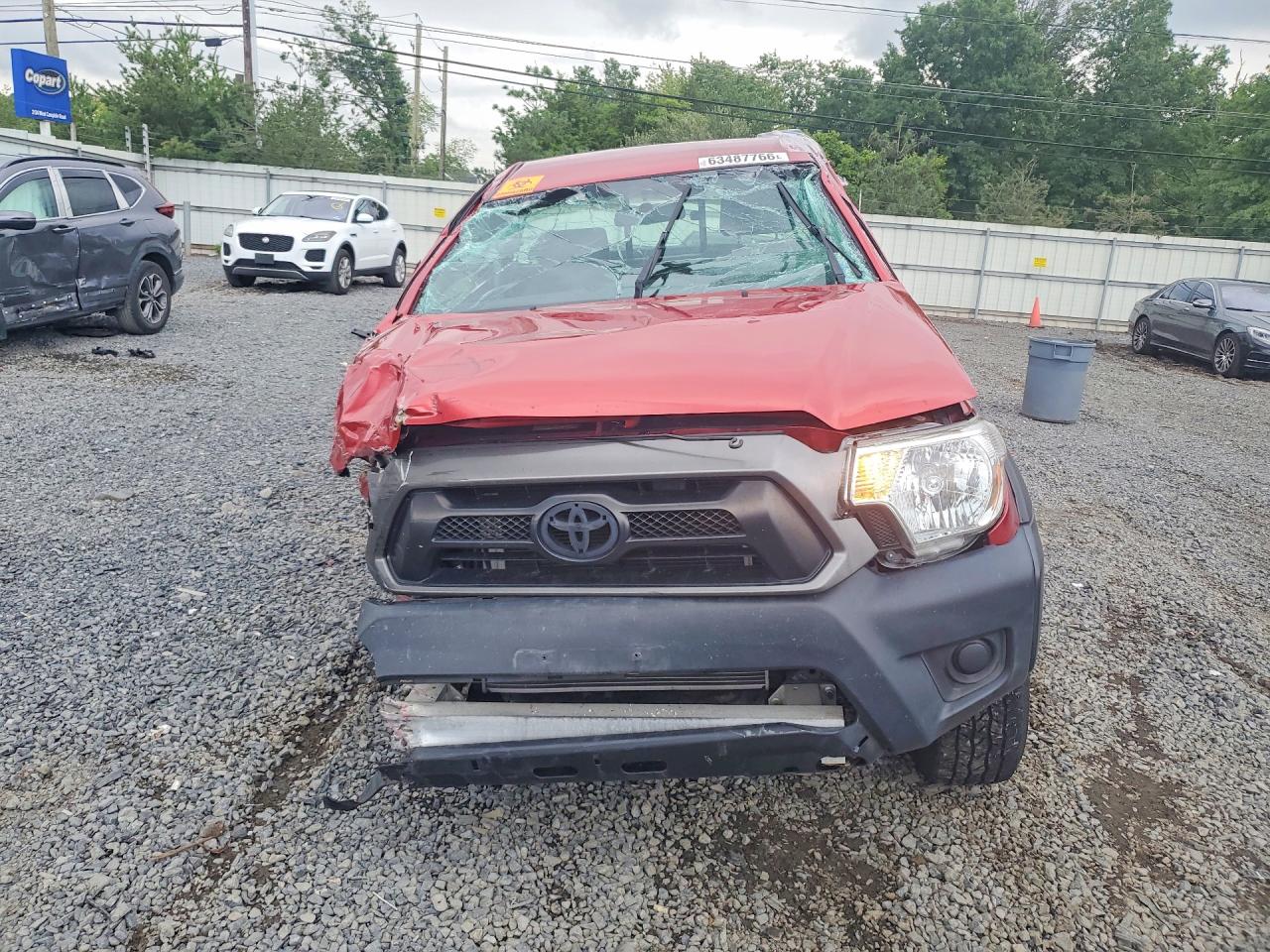 Toyota Tacoma Maroon vin: 5TFPX4EN5EX019194