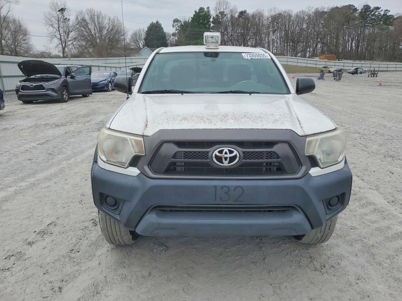 2013 Toyota Tacoma White vin: 5TFPX4EN6DX017341