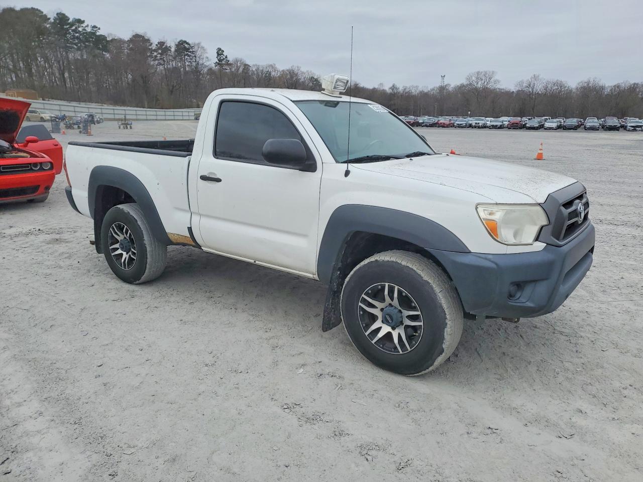2013 Toyota Tacoma White vin: 5TFPX4EN6DX017341