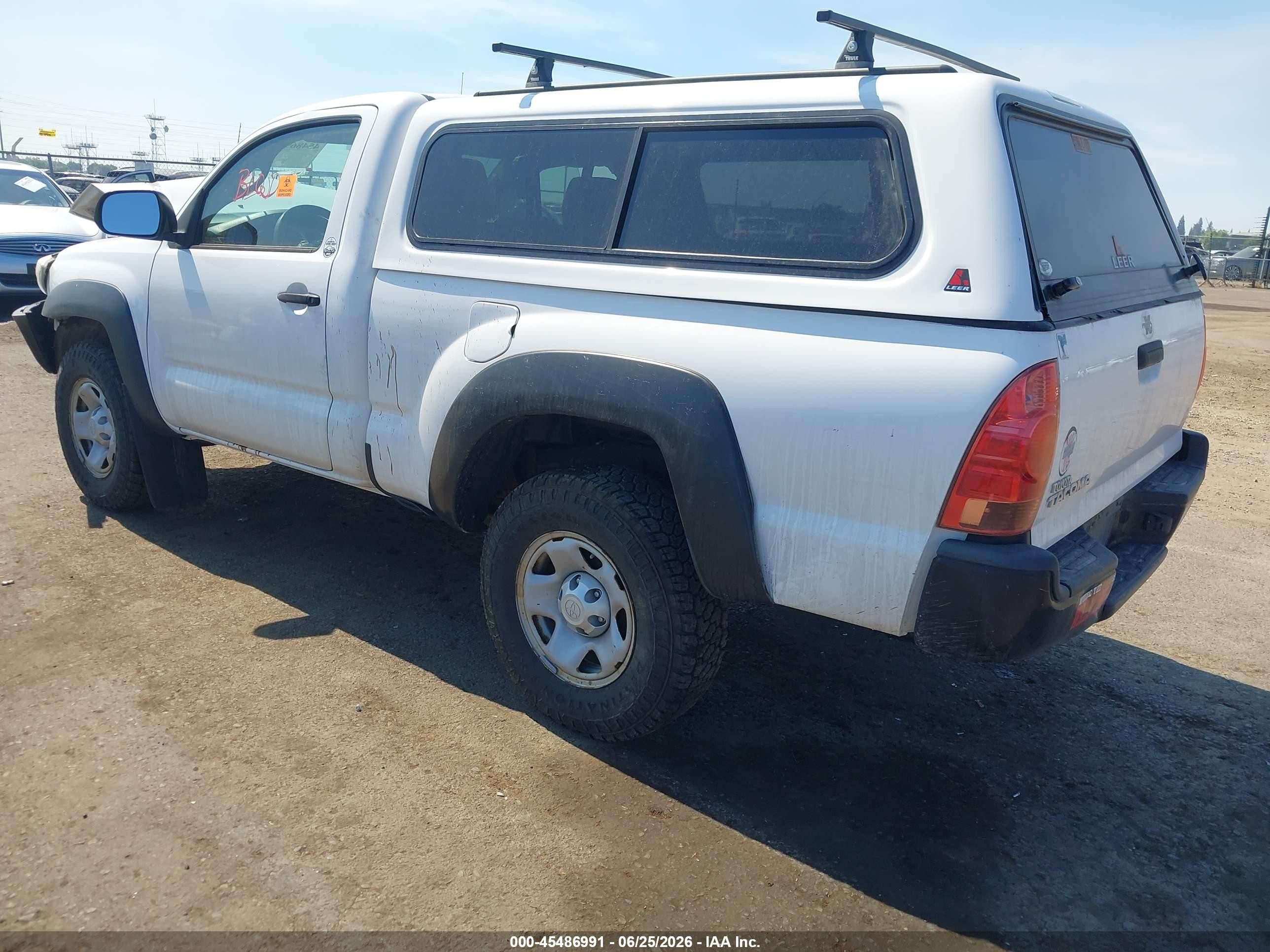 2014 Toyota Tacoma   White vin: 5TFPX4EN6EX020189