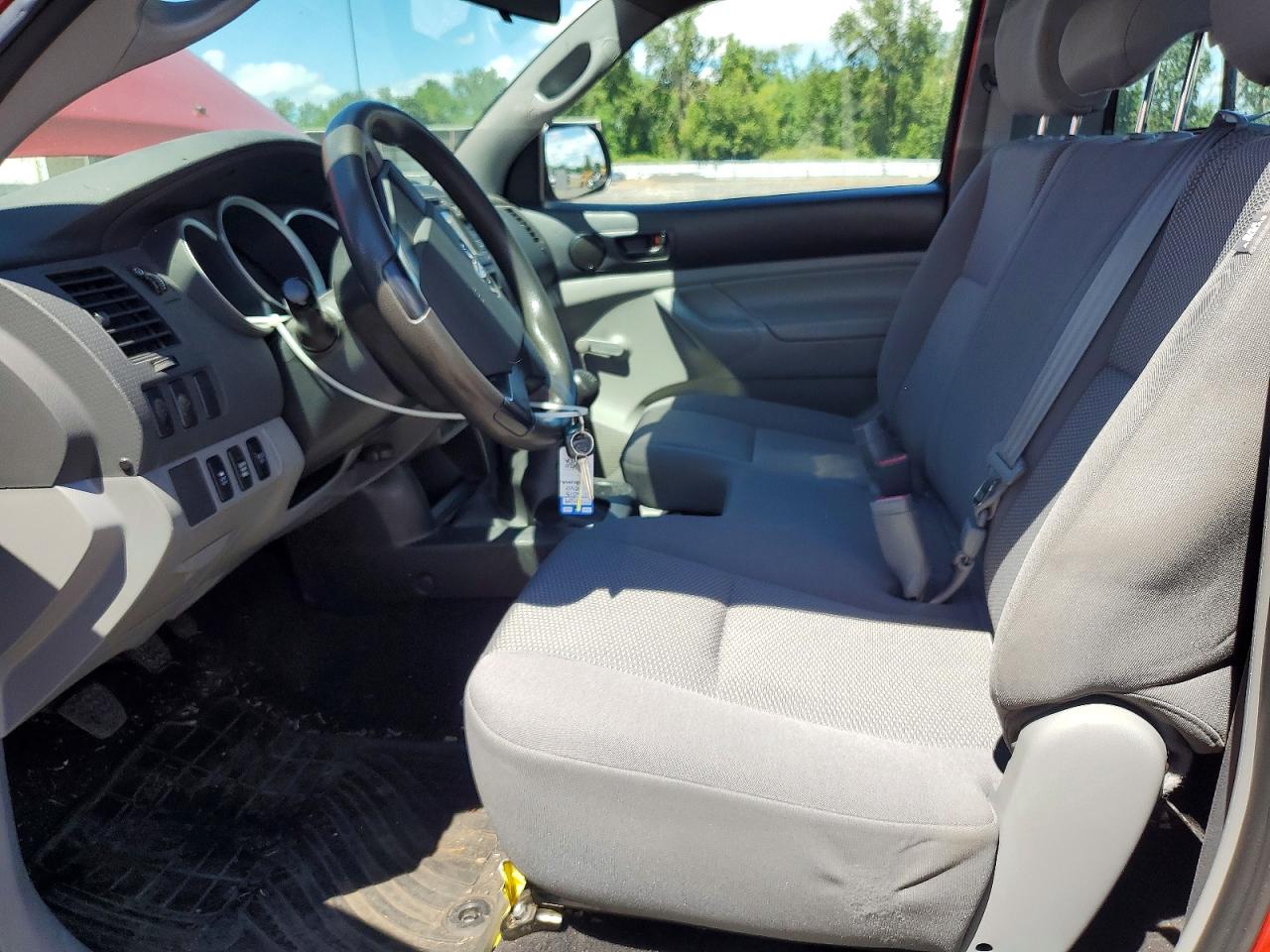 2013 Toyota Tacoma Base Red vin: 5TFPX4EN8DX015994