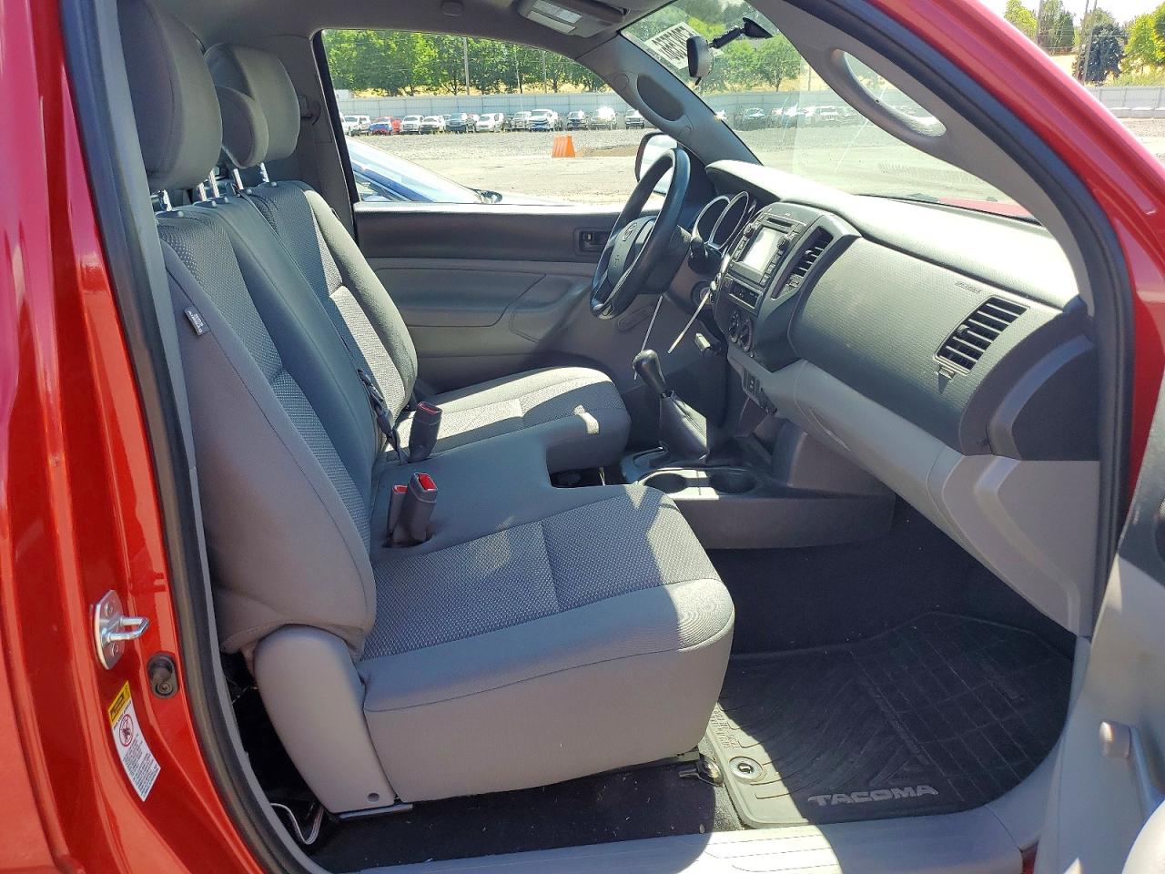 2013 Toyota Tacoma Base Red vin: 5TFPX4EN8DX015994