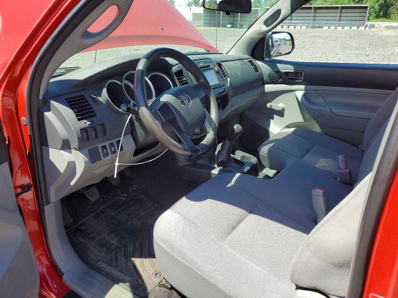 2013 Toyota Tacoma Base Red vin: 5TFPX4EN8DX015994