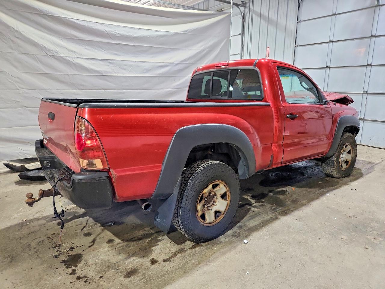 2014 Toyota Tacoma Base Red vin: 5TFPX4EN8EX019304