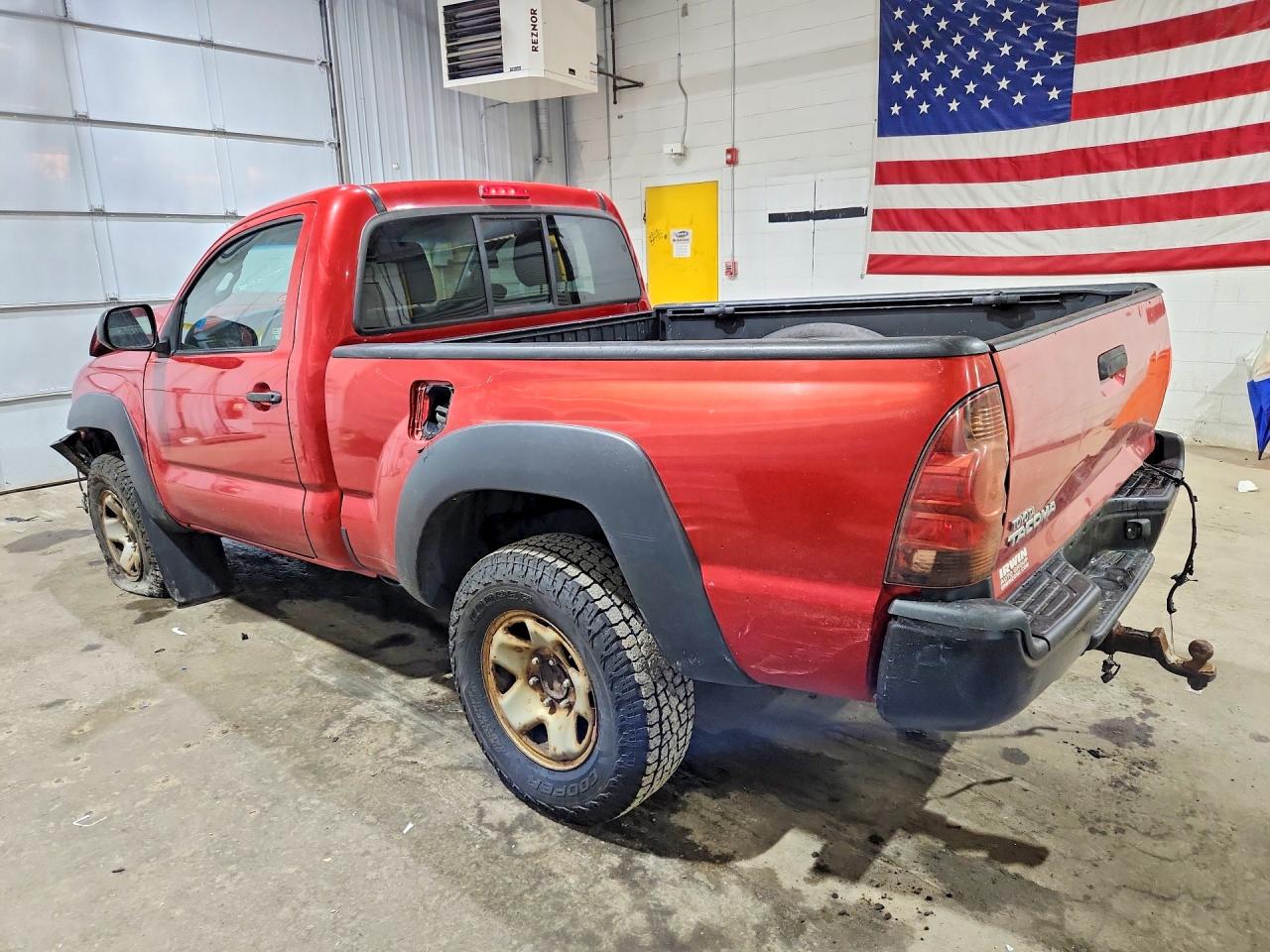 2014 Toyota Tacoma Base Red vin: 5TFPX4EN8EX019304