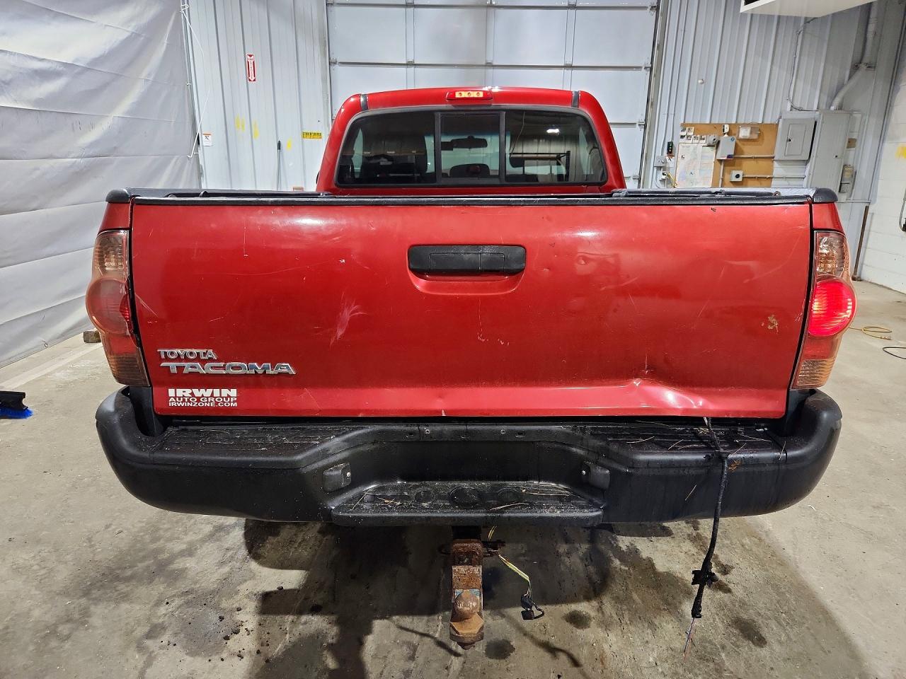 2014 Toyota Tacoma Base Red vin: 5TFPX4EN8EX019304