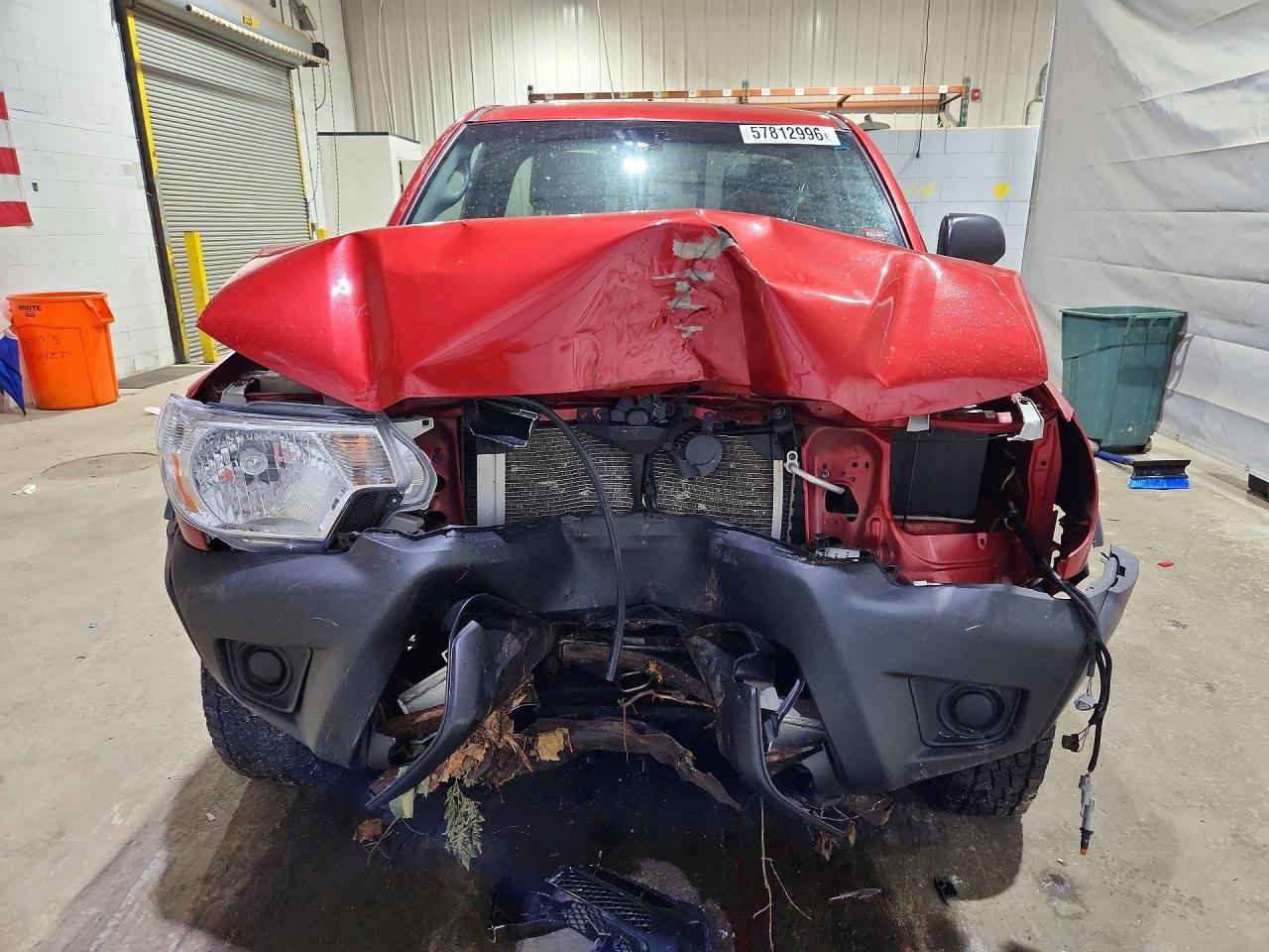 2014 Toyota Tacoma Base Red vin: 5TFPX4EN8EX019304
