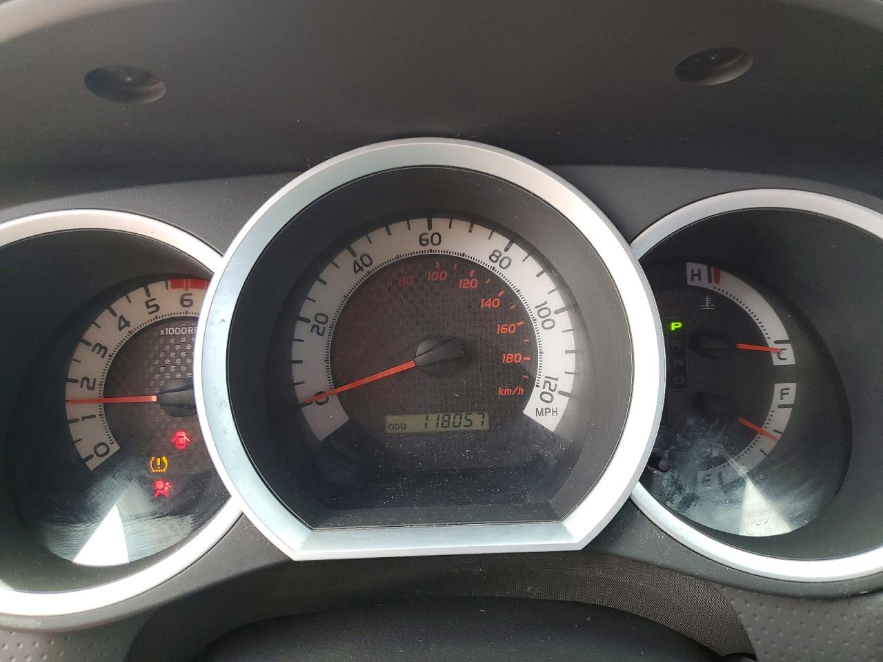 2011 Toyota Tacoma Base Red vin: 5TFPX4EN9BX006461