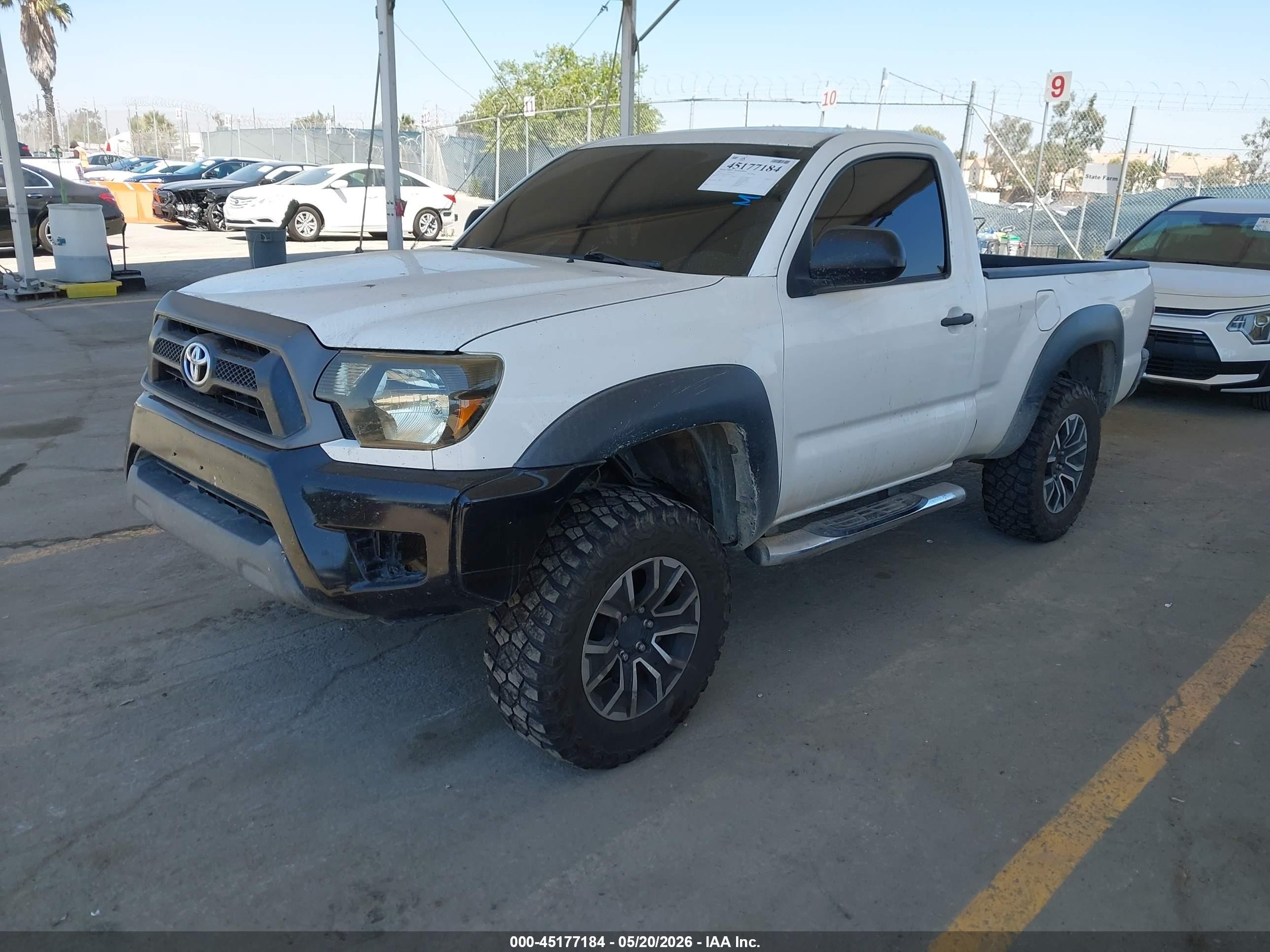2012 Toyota Tacoma   White vin: 5TFPX4EN9CX012410