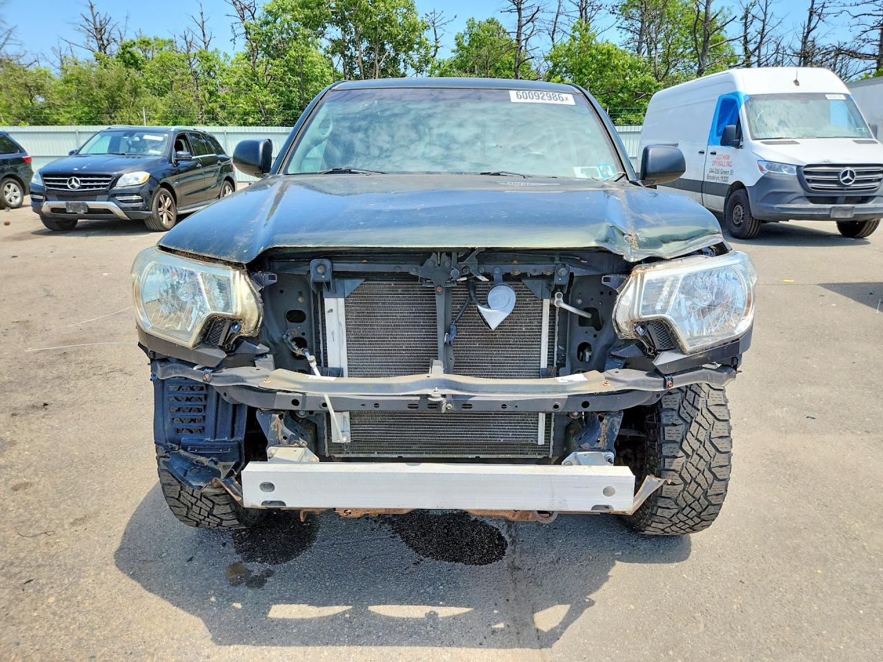 2012 Toyota Tacoma Base Green vin: 5TFPX4EN9CX012973