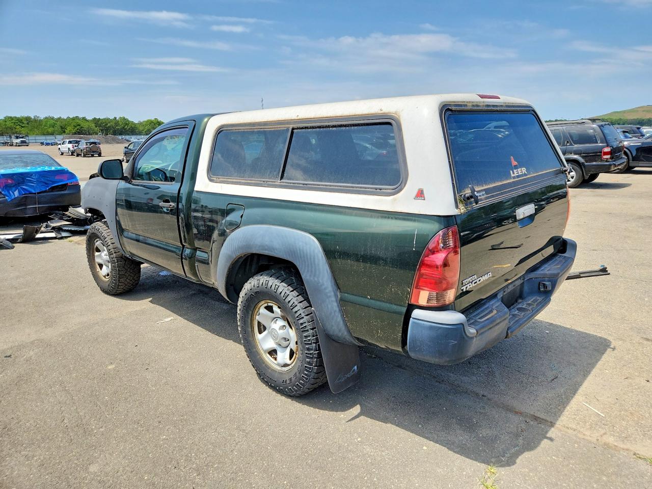 2012 Toyota Tacoma Base Green vin: 5TFPX4EN9CX012973