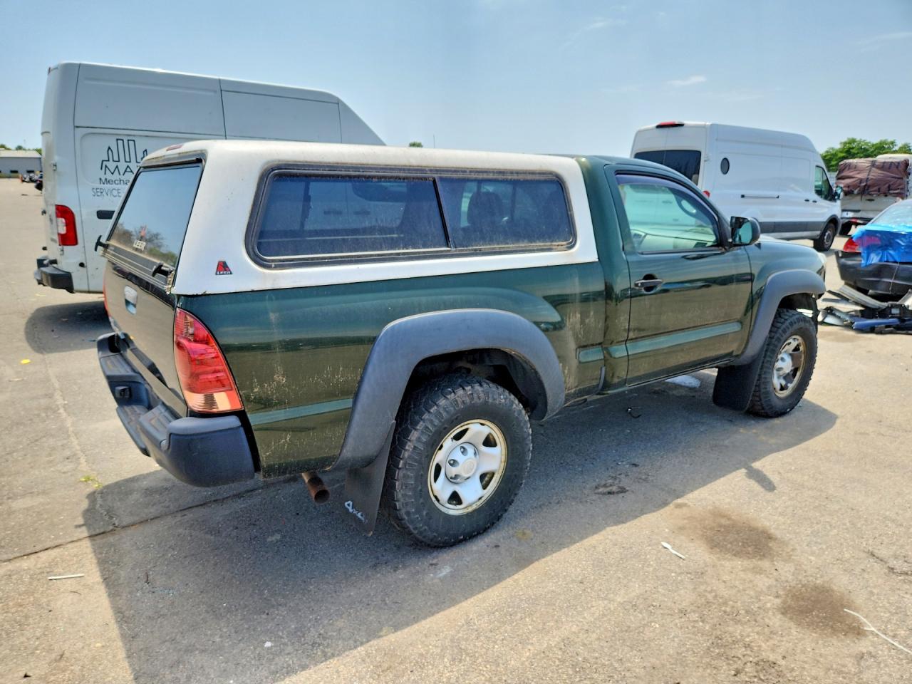 2012 Toyota Tacoma Base Green vin: 5TFPX4EN9CX012973