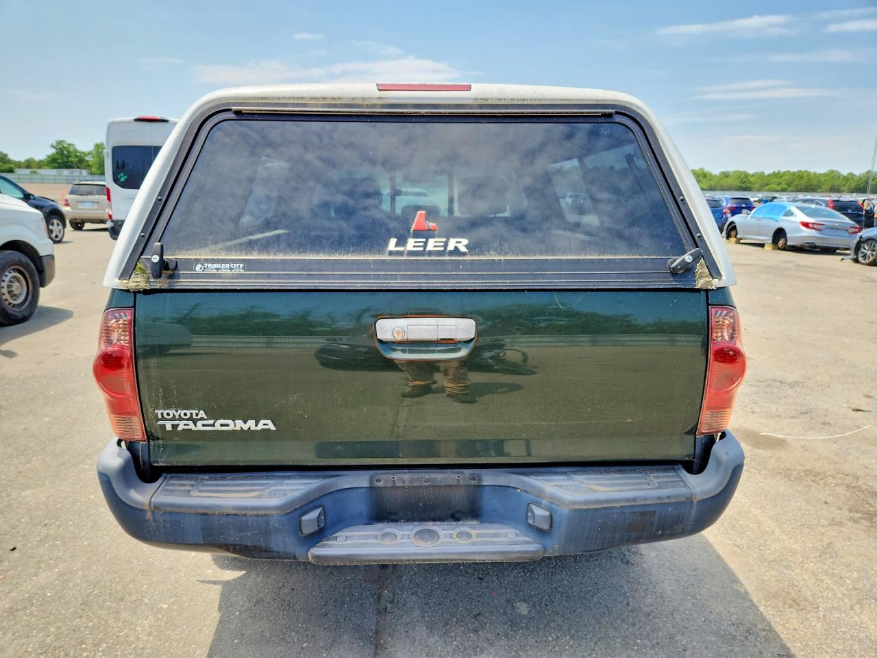 2012 Toyota Tacoma Base Green vin: 5TFPX4EN9CX012973