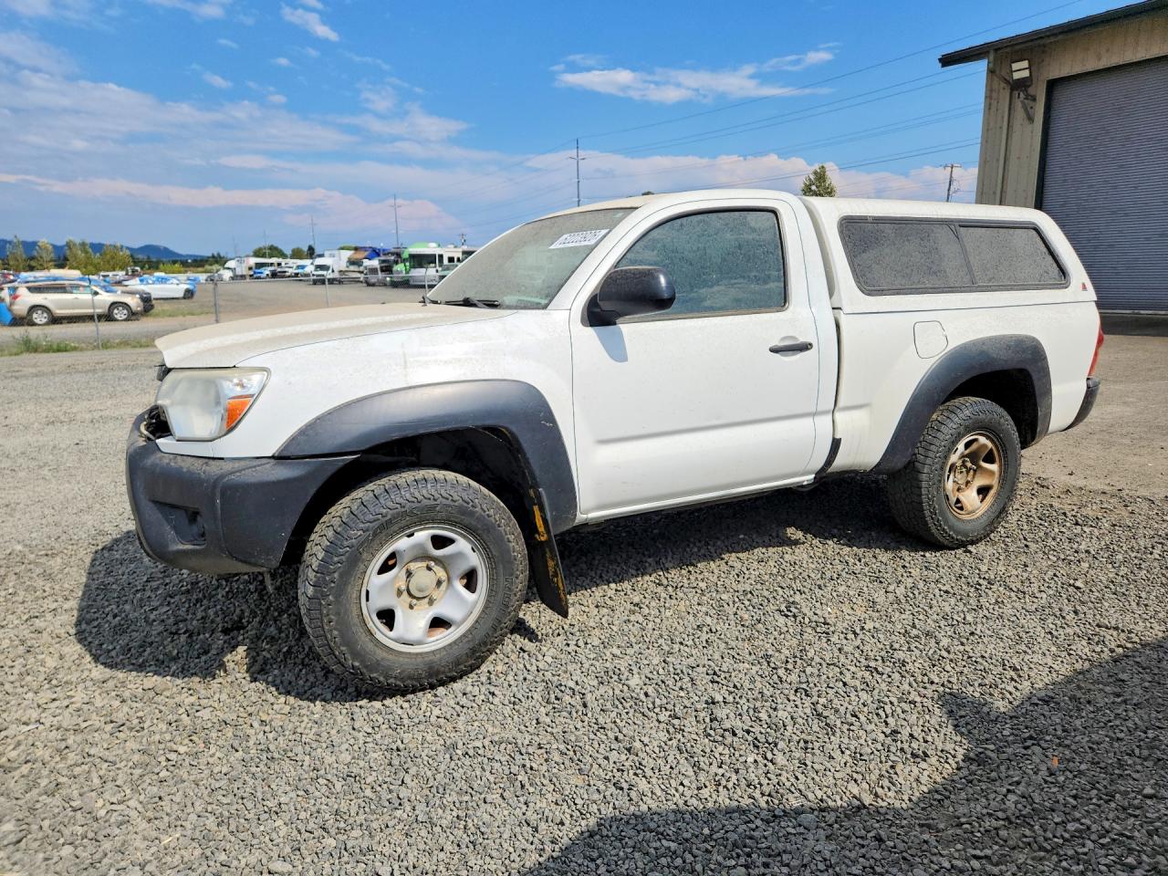 2014 Toyota Tacoma Base Белый vin: 5TFPX4ENXEX021782