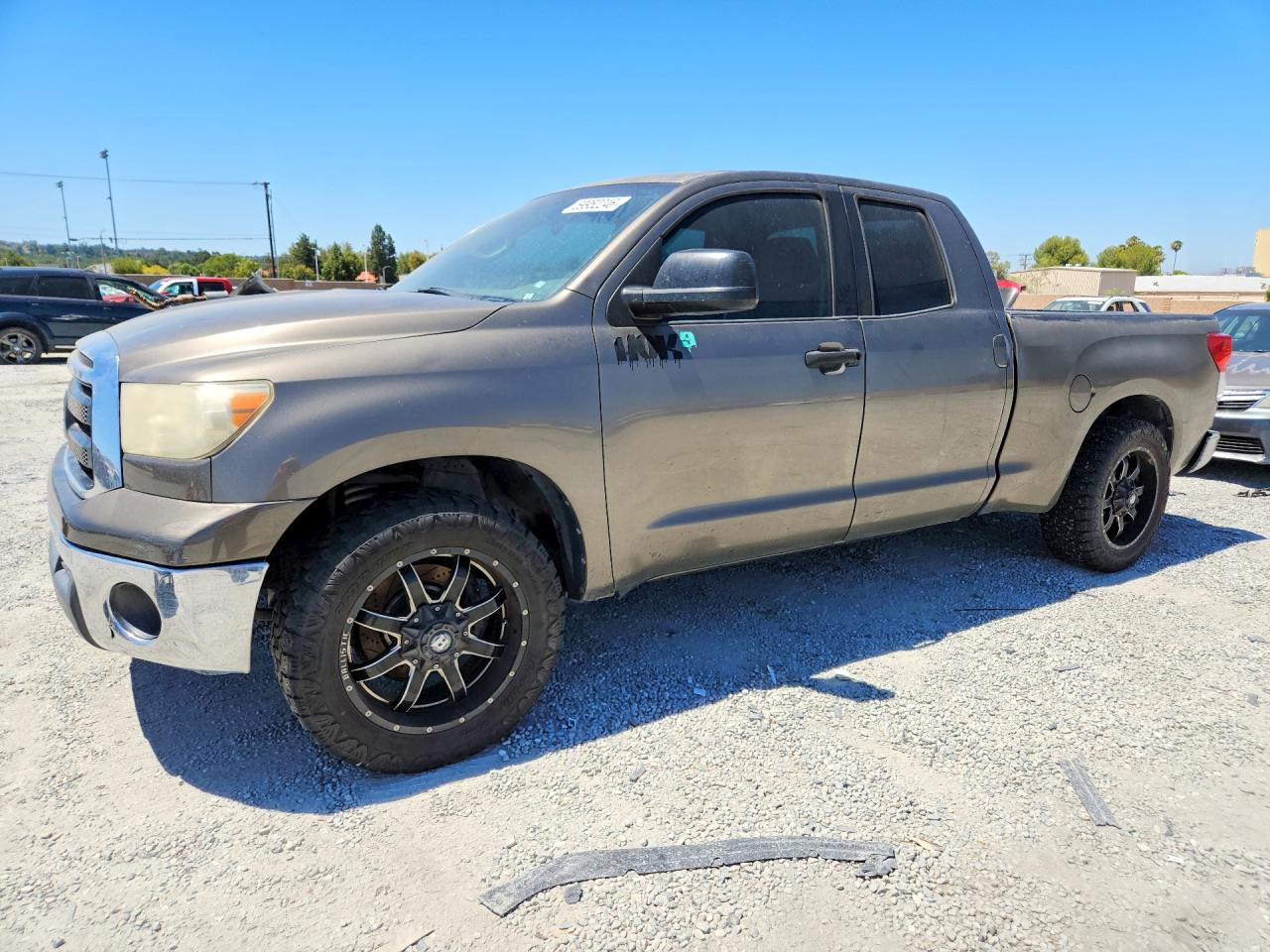 2010 Toyota Tundra Double Cab Sr5 Gray vin: 5TFRM5F10AX019827