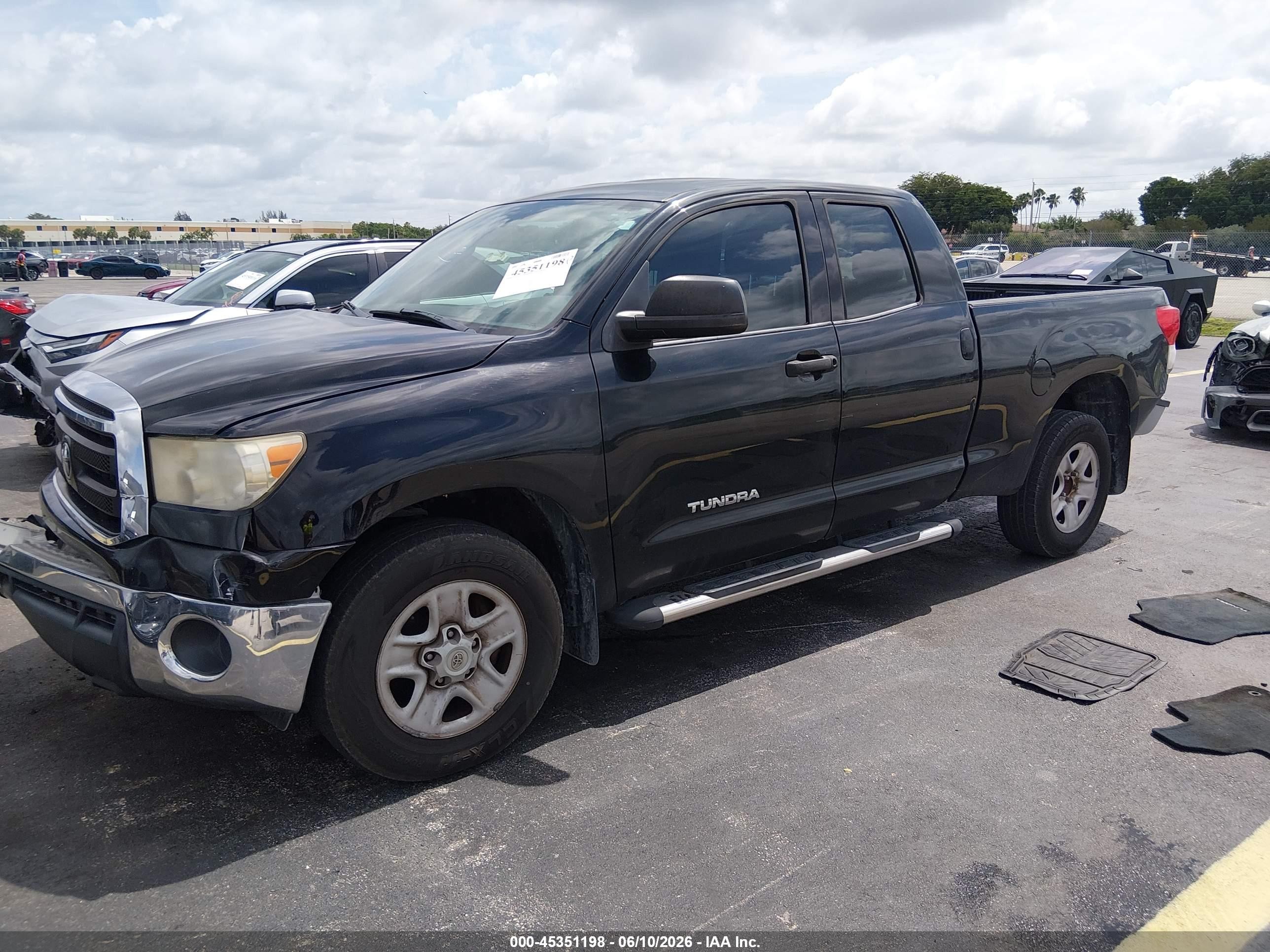 2012 Toyota Tundra Grade 4.6l V8 Black vin: 5TFRM5F10CX041491