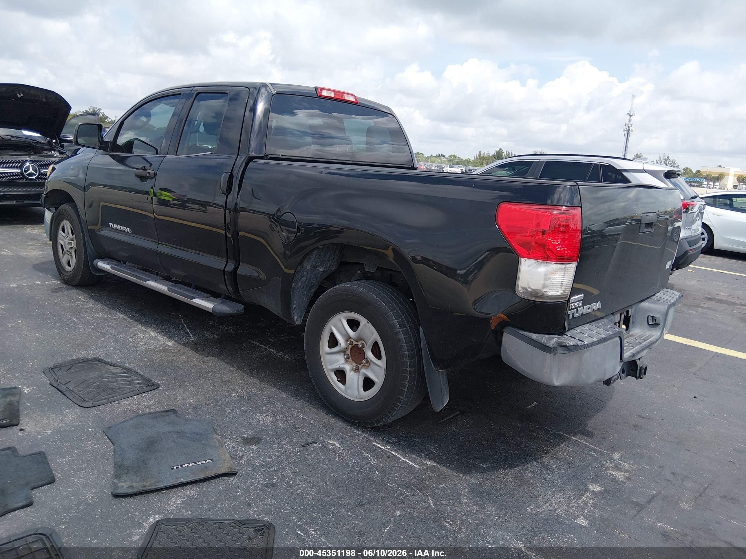 2012 Toyota Tundra Grade 4.6l V8 Black vin: 5TFRM5F10CX041491