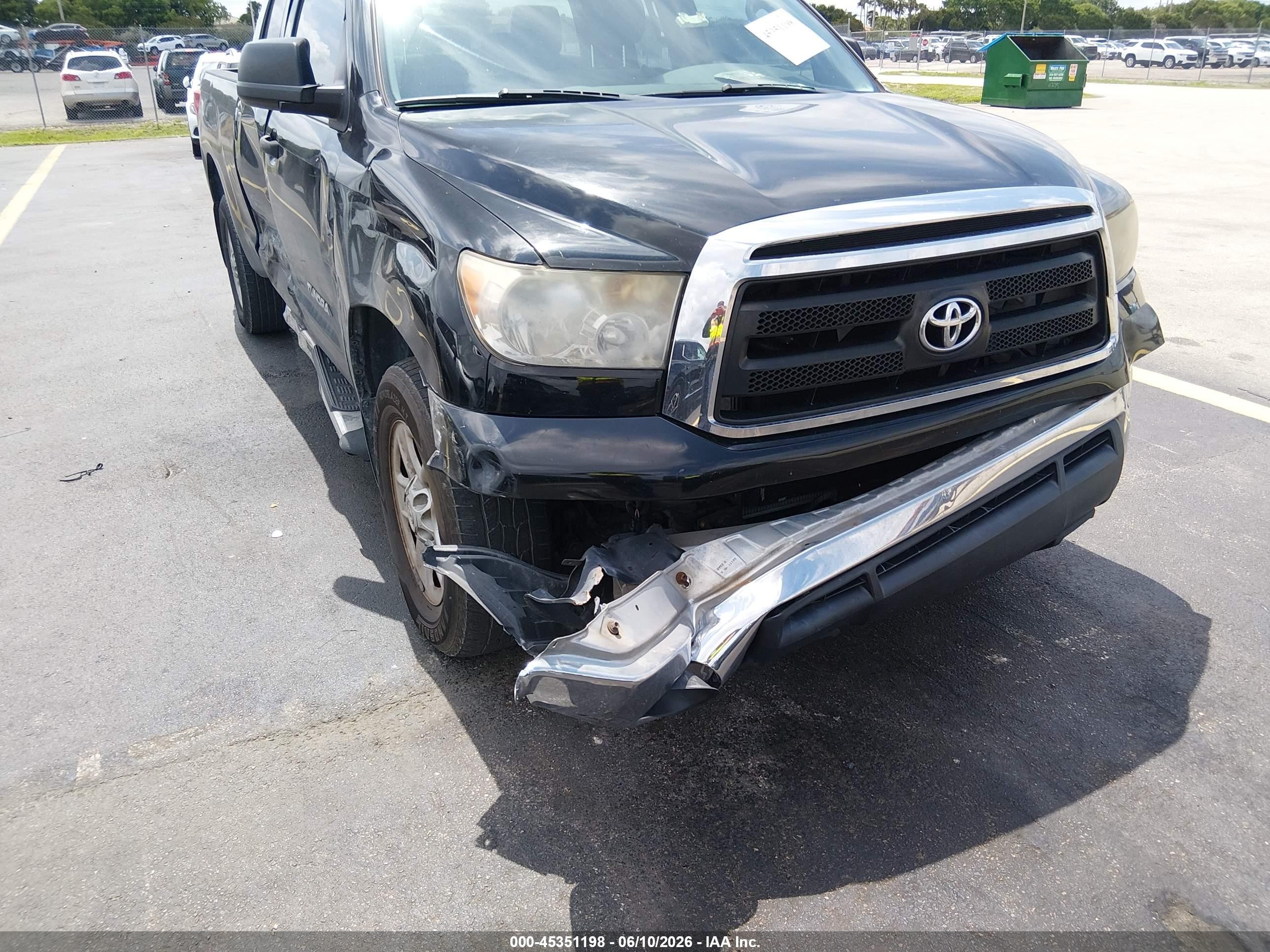 2012 Toyota Tundra Grade 4.6l V8 Black vin: 5TFRM5F10CX041491