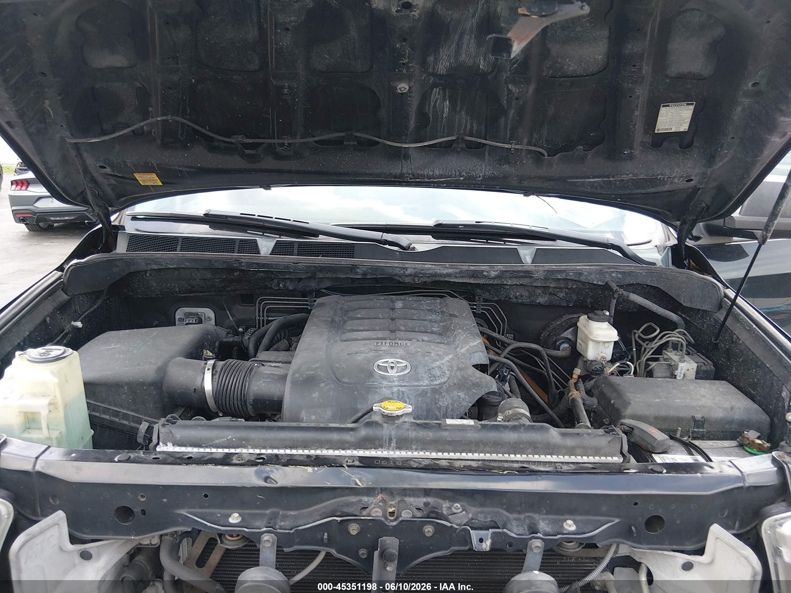 2012 Toyota Tundra Grade 4.6l V8 Black vin: 5TFRM5F10CX041491