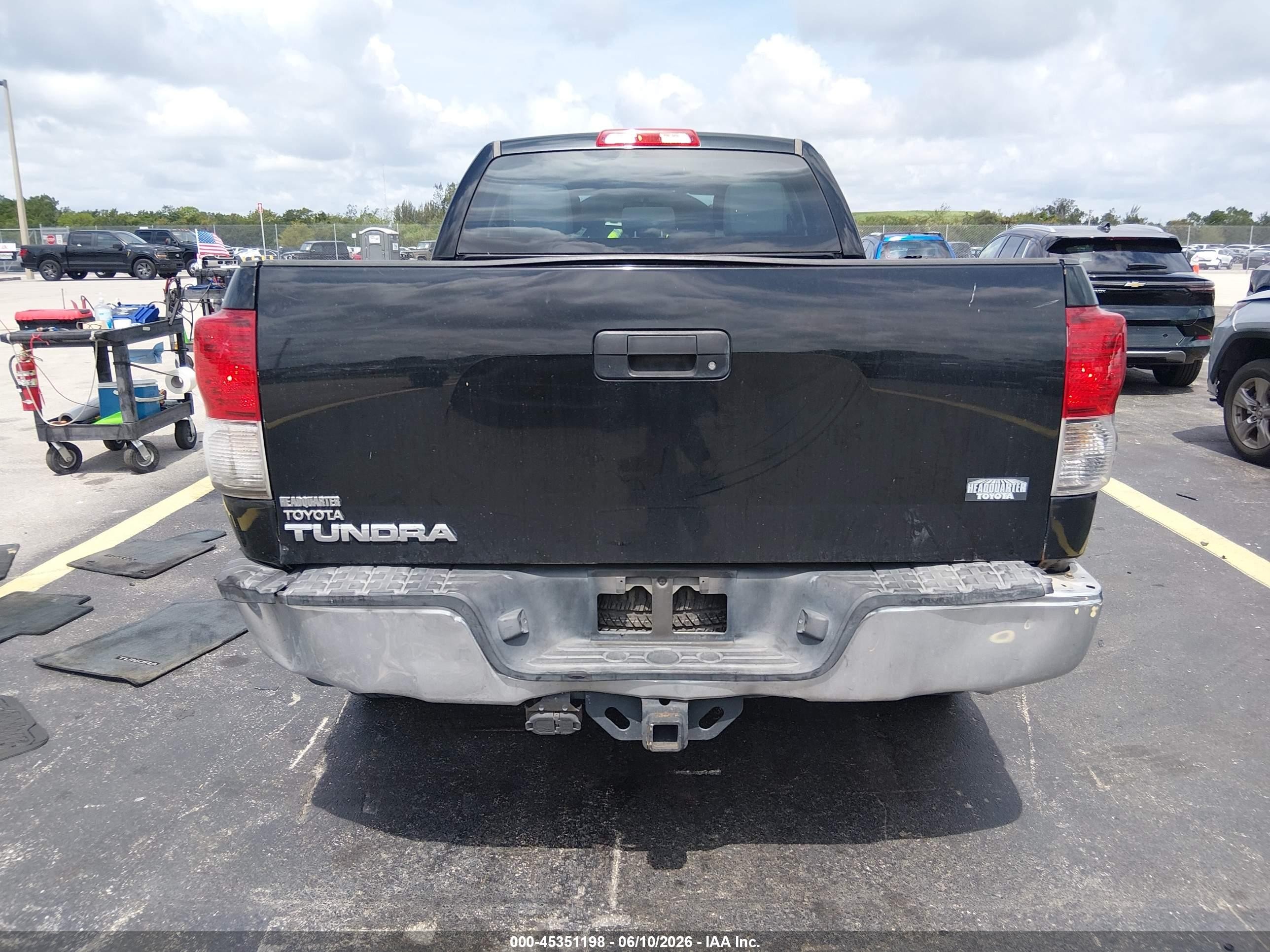 2012 Toyota Tundra Grade 4.6l V8 Black vin: 5TFRM5F10CX041491