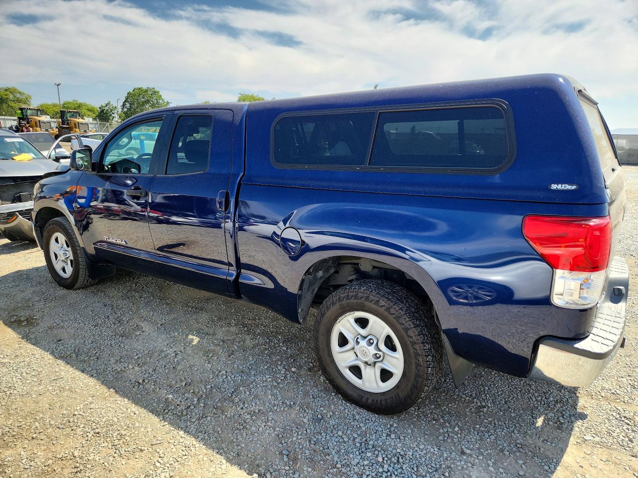 2013 Toyota Tundra Double Cab Sr5 Blue vin: 5TFRM5F10DX055456