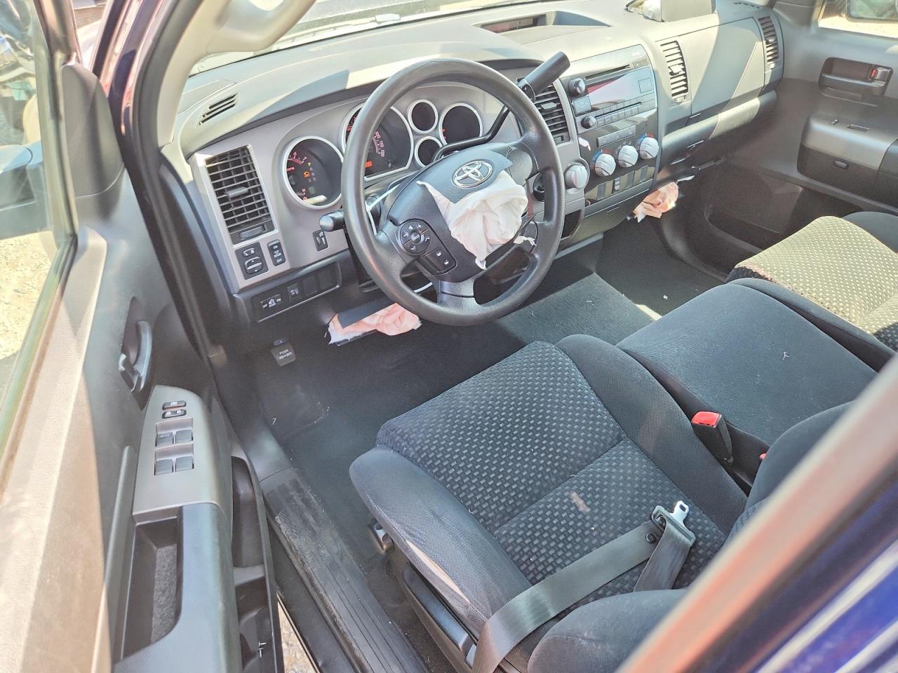 2013 Toyota Tundra Double Cab Sr5 Blue vin: 5TFRM5F10DX055456