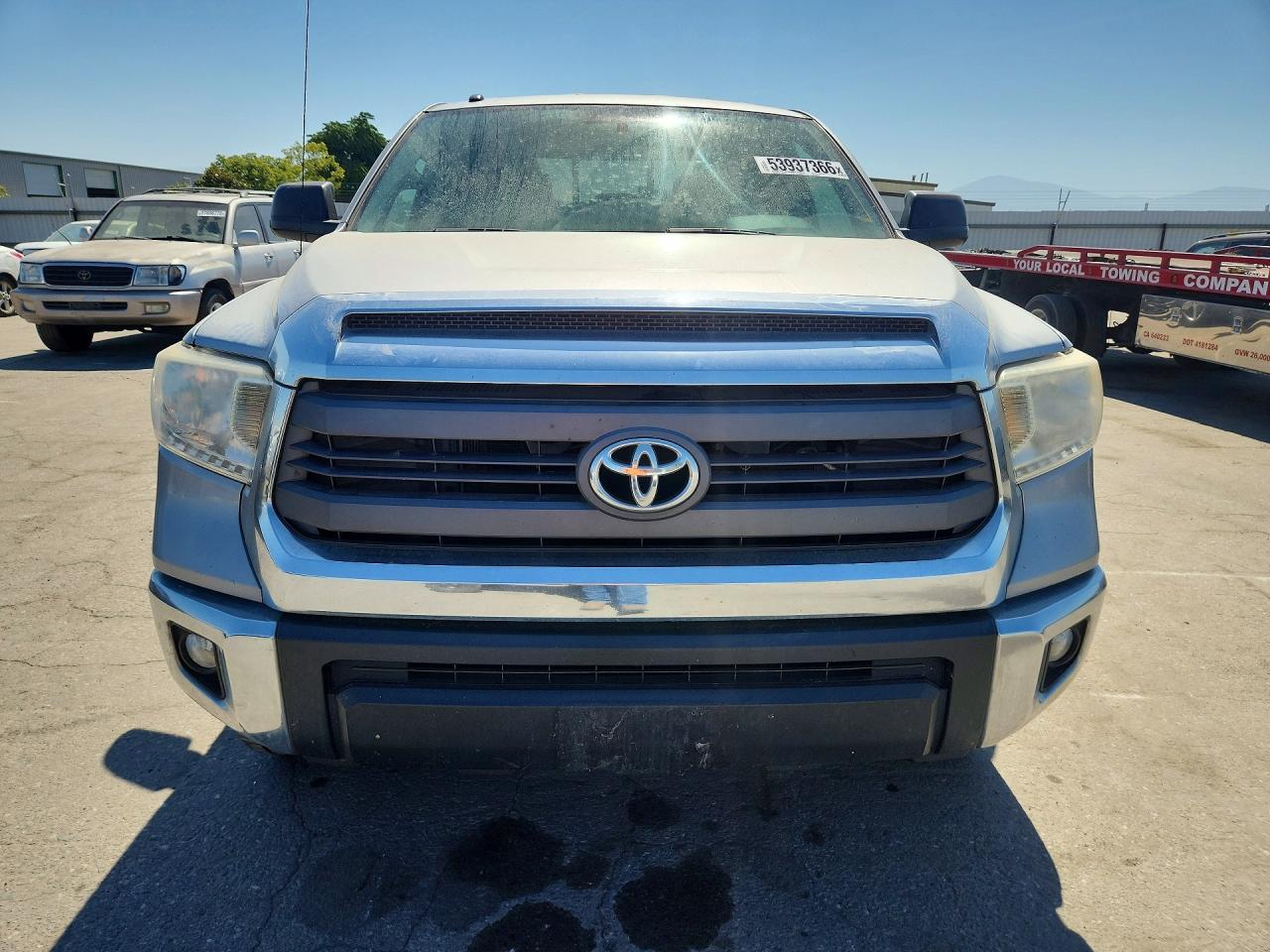 2014 Toyota Tundra Sr5 Silver vin: 5TFRM5F10EX077765