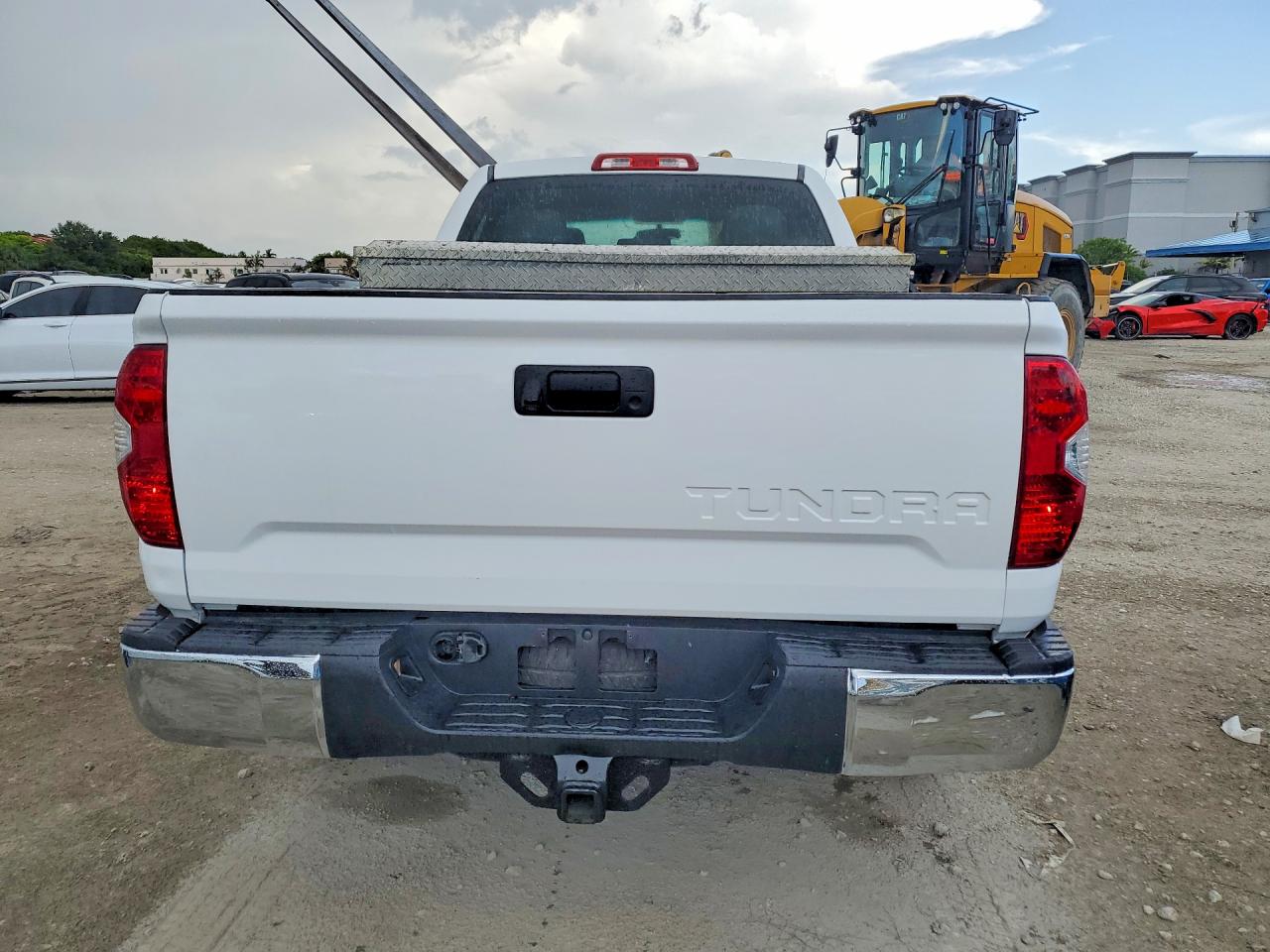 2015 Toyota Tundra Sr White vin: 5TFRM5F10FX091134