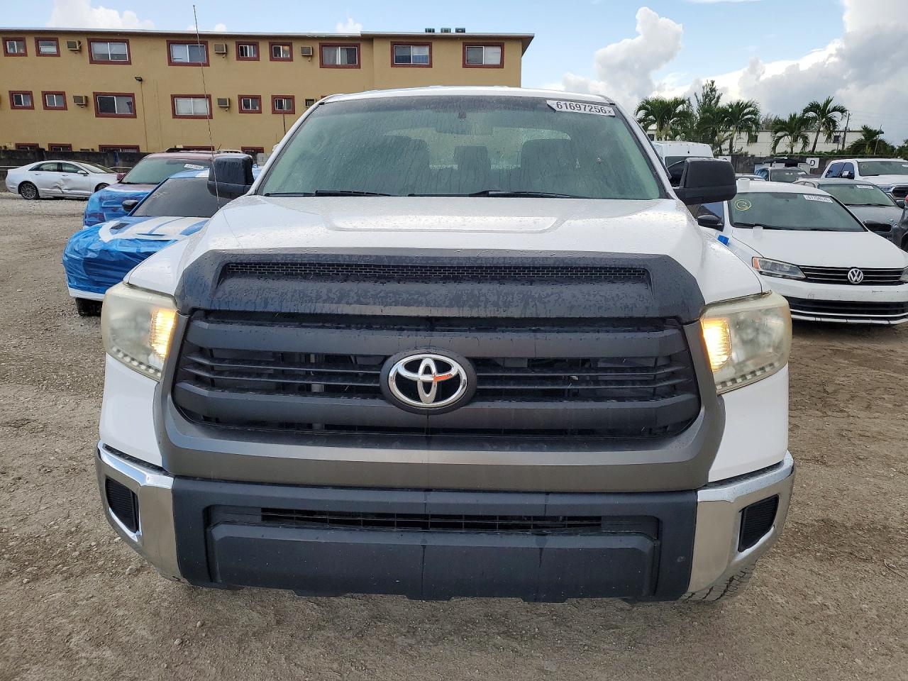 2015 Toyota Tundra Sr White vin: 5TFRM5F10FX091134