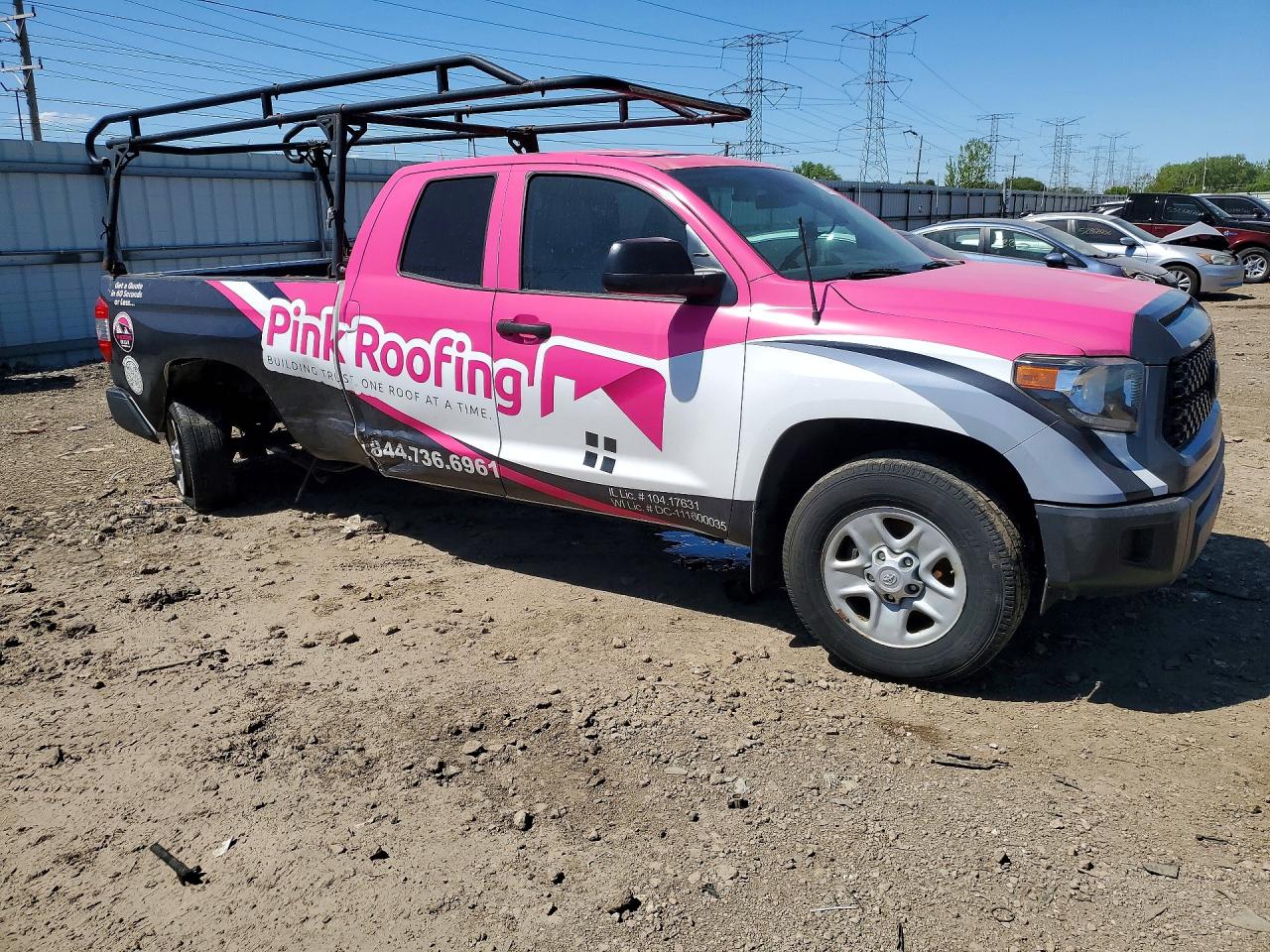 2019 Toyota Tundra White vin: 5TFRM5F10KX141444