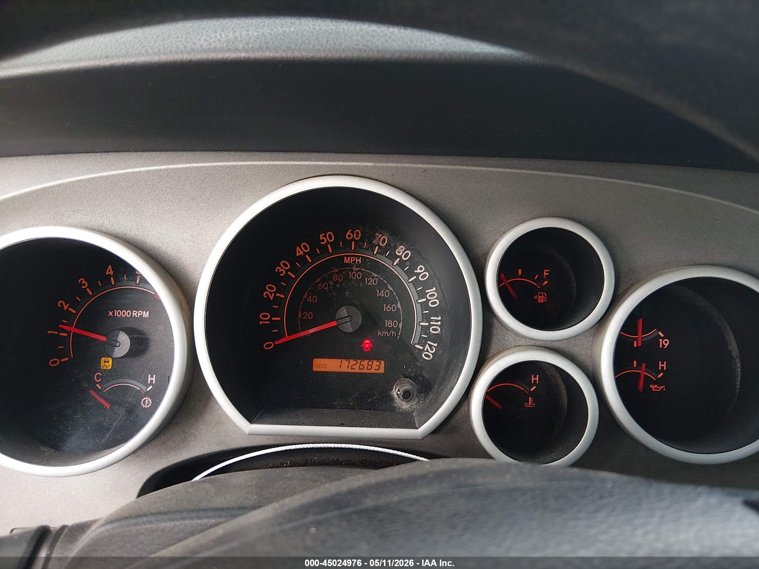 2010 Toyota Tundra Grade 4.6l V8 Серый vin: 5TFRM5F11AX002616