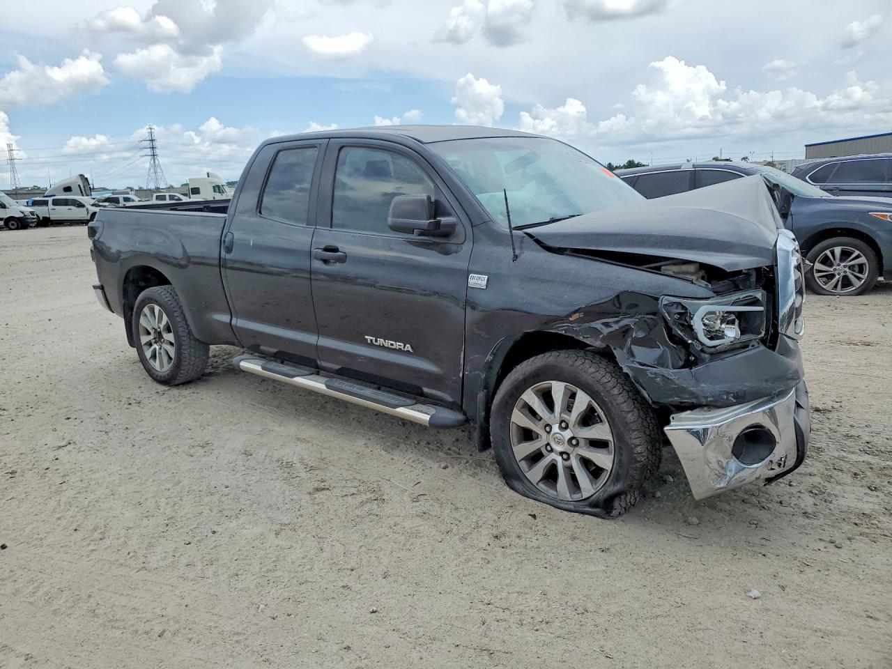 2010 Toyota Tundra Double Cab Sr5 Black vin: 5TFRM5F11AX006410