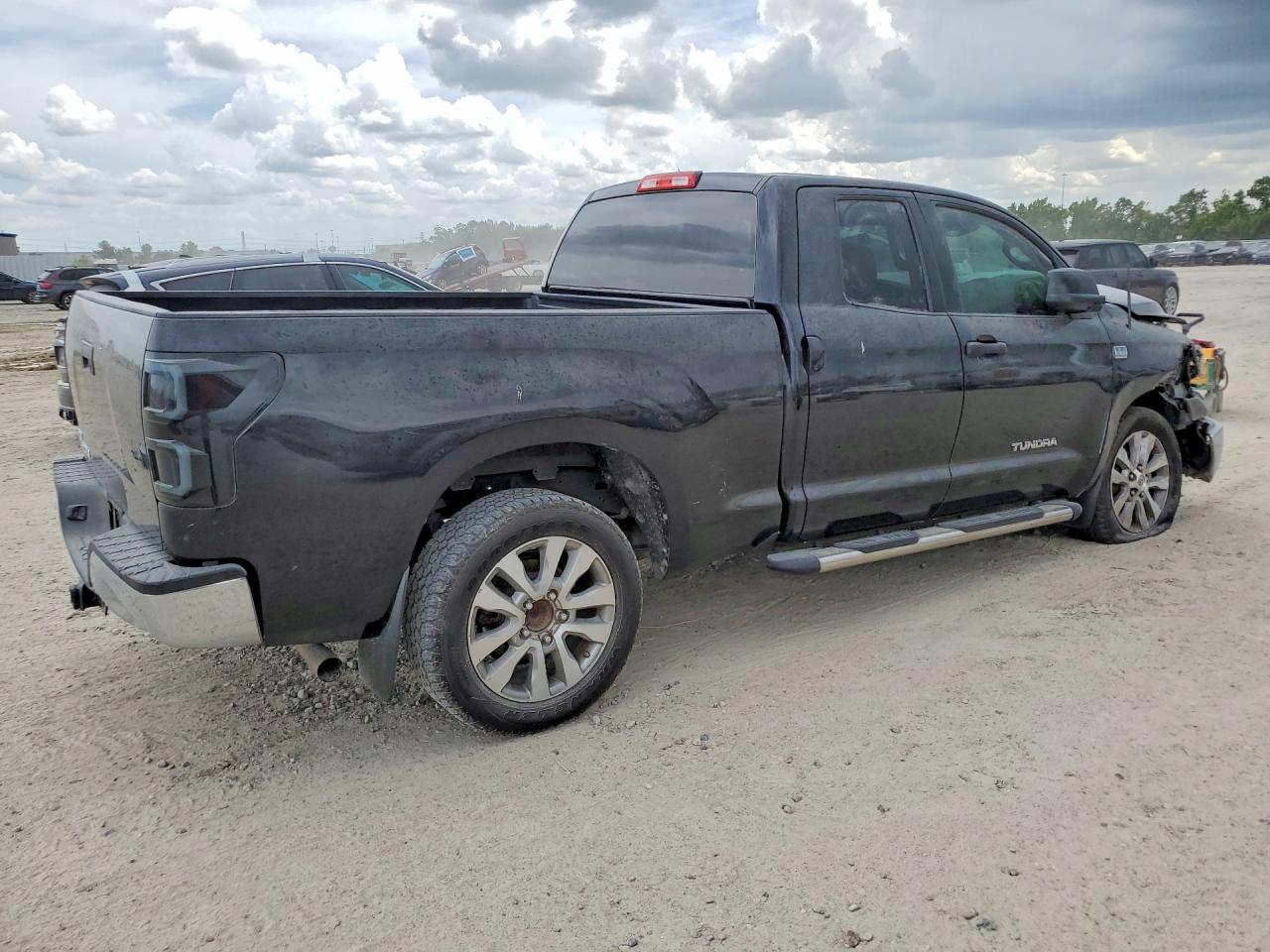 2010 Toyota Tundra Double Cab Sr5 Black vin: 5TFRM5F11AX006410