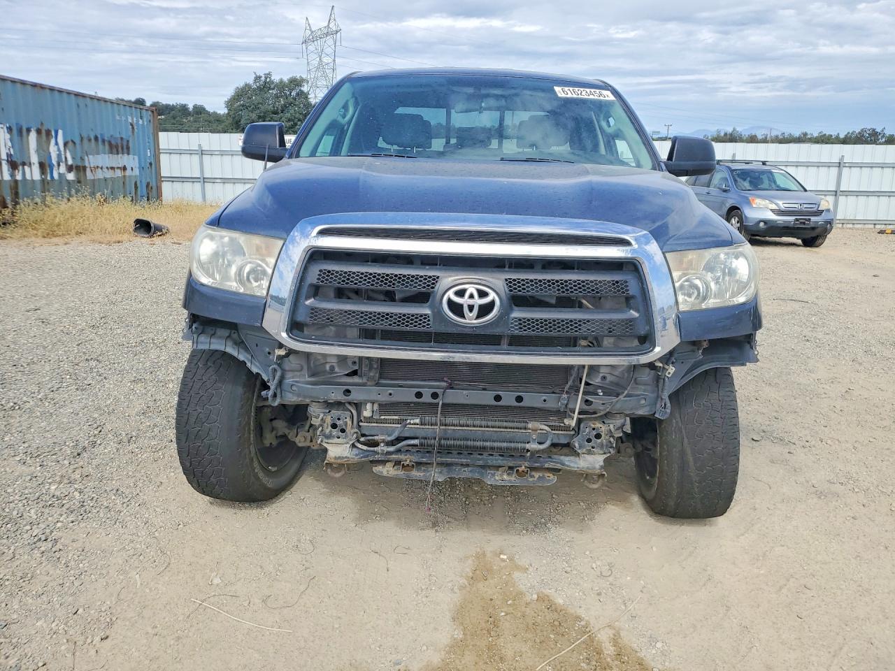 2010 Toyota Tundra Double Cab Sr5 Синий vin: 5TFRM5F11AX016421