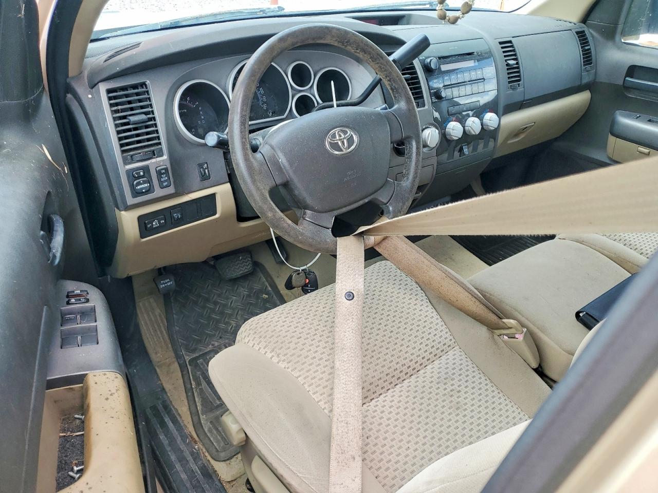 2010 Toyota Tundra Double Cab Sr5 Tan vin: 5TFRM5F11AX020243