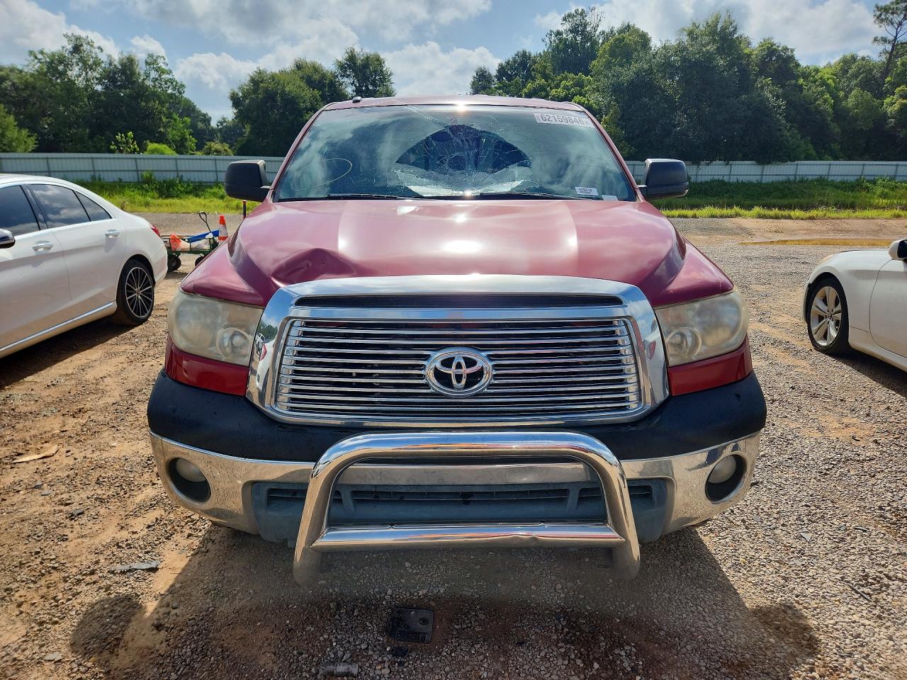 2011 Toyota Tundra Double Cab Sr5 Maroon vin: 5TFRM5F11BX034144