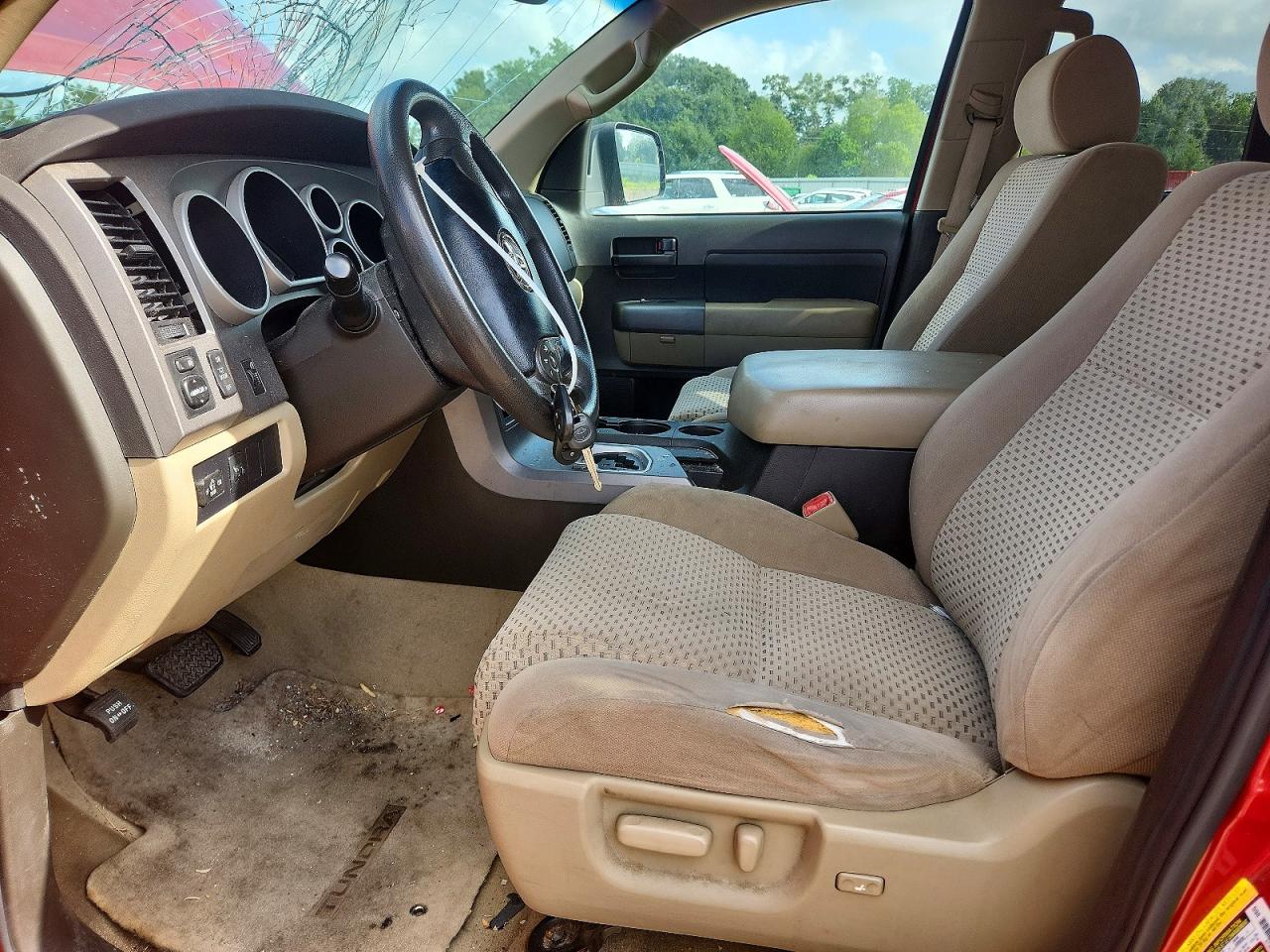 2011 Toyota Tundra Double Cab Sr5 Maroon vin: 5TFRM5F11BX034144