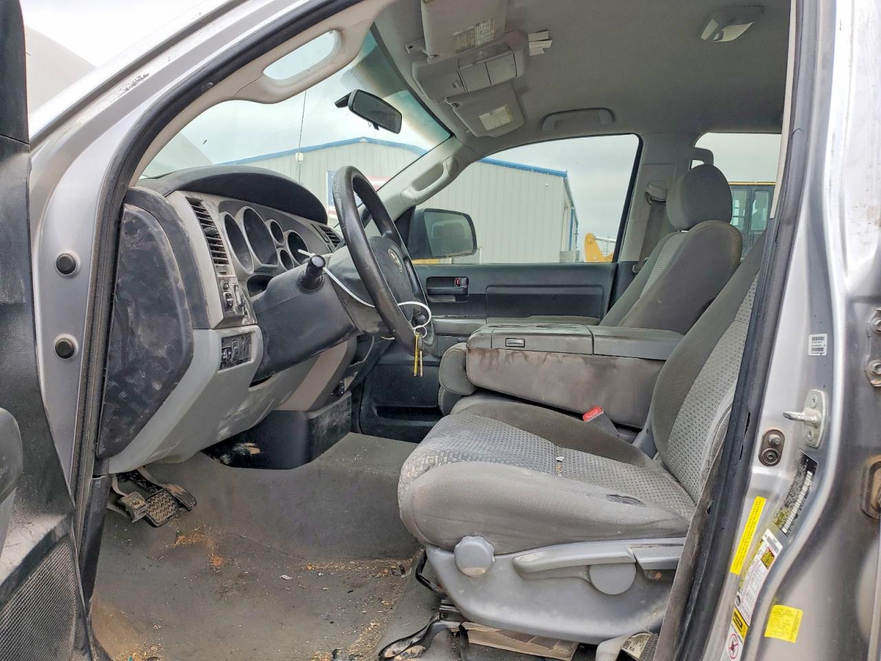 2011 Toyota Tundra Double Cab Sr5 Silver vin: 5TFRM5F11BX034354