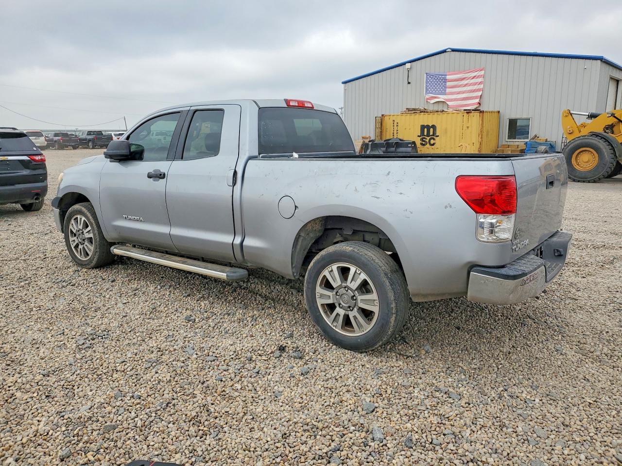 2011 Toyota Tundra Double Cab Sr5 Silver vin: 5TFRM5F11BX034354