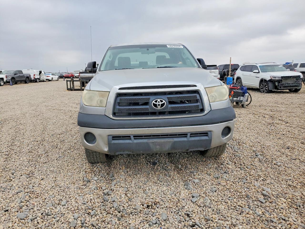 2011 Toyota Tundra Double Cab Sr5 Silver vin: 5TFRM5F11BX034354