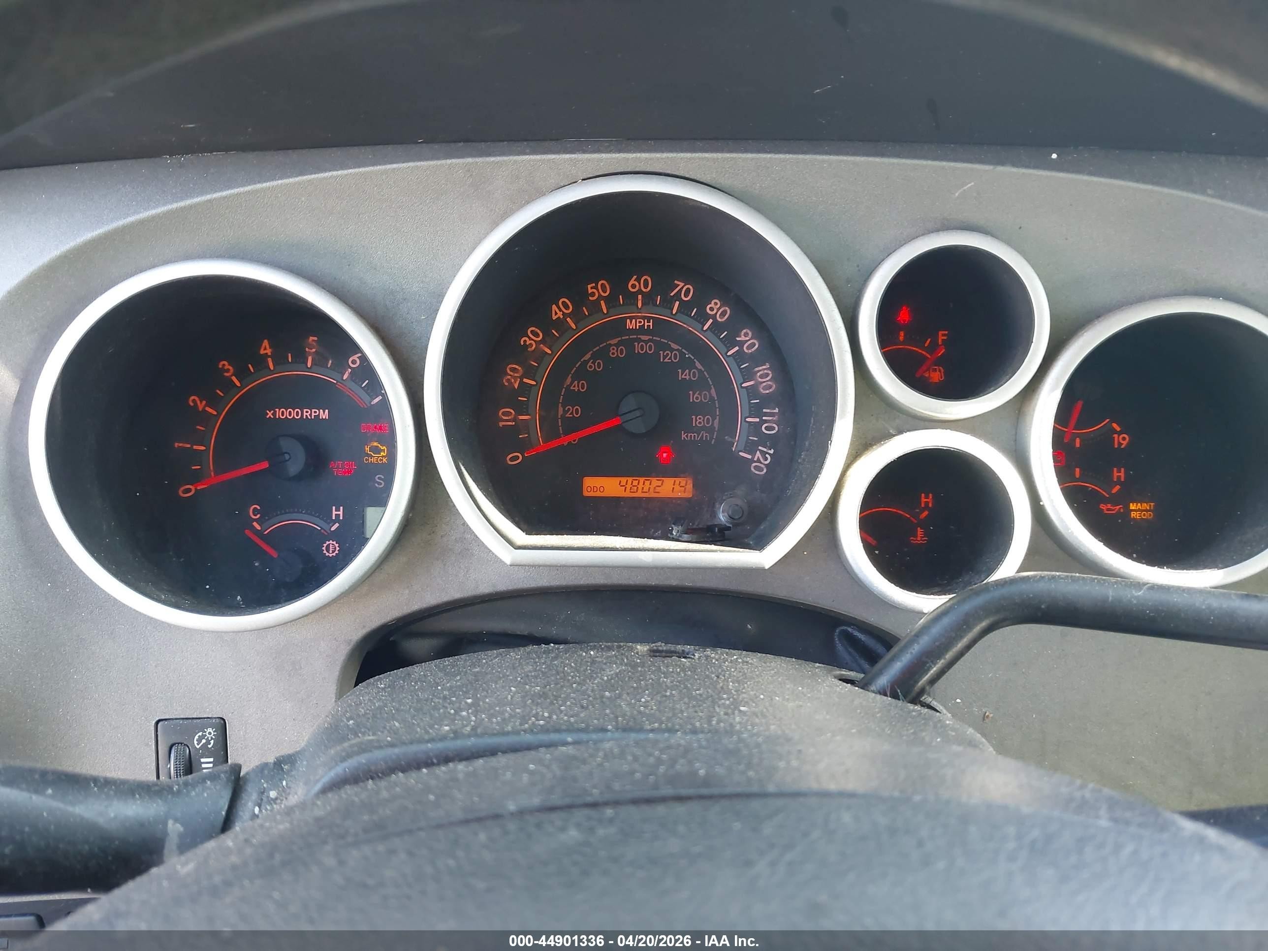 2012 Toyota Tundra Grade 4.6l V8 Silver vin: 5TFRM5F11CX039488