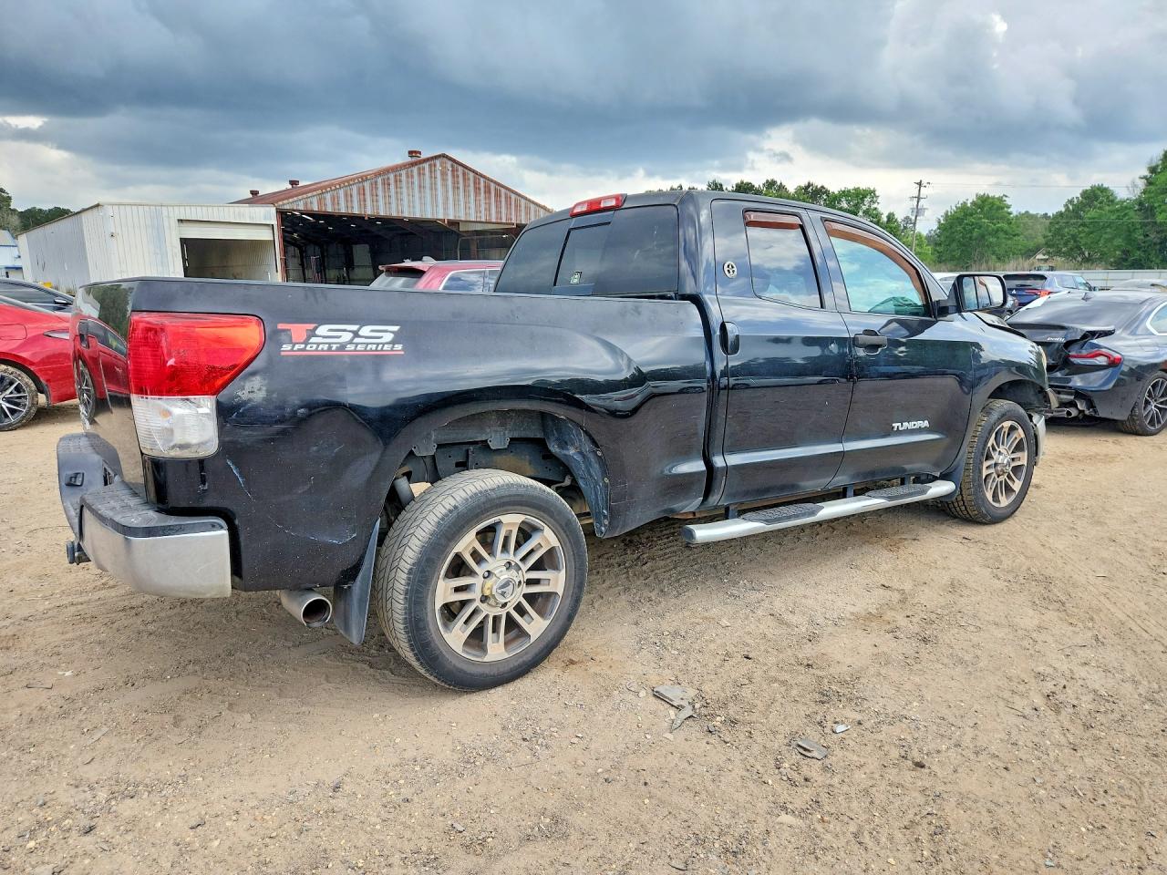 2012 Toyota Tundra Double Cab Sr5 Black vin: 5TFRM5F11CX049163