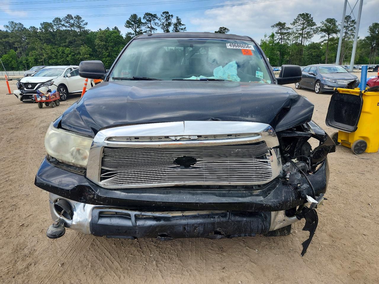2012 Toyota Tundra Double Cab Sr5 Black vin: 5TFRM5F11CX049163