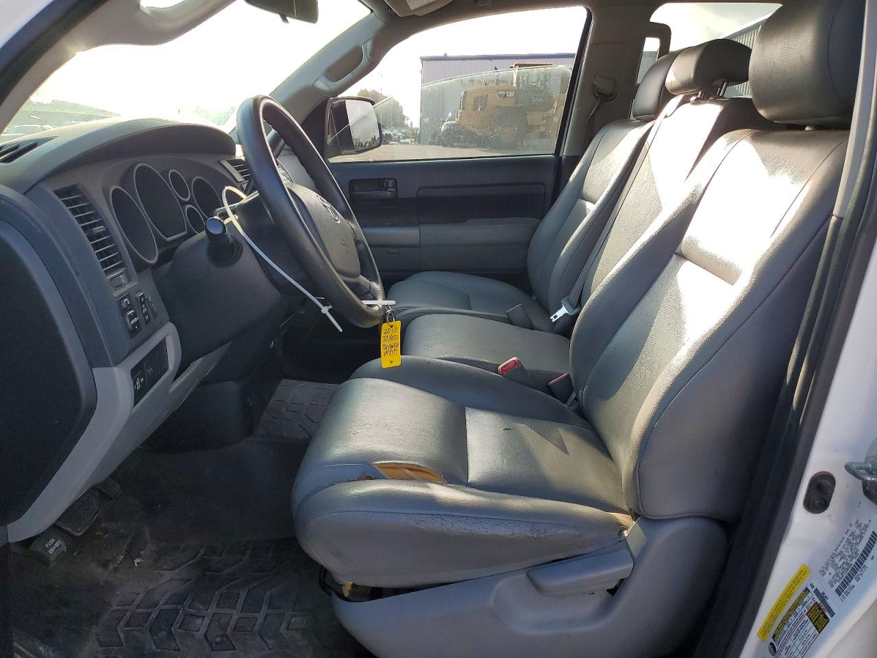 2013 Toyota Tundra Double Cab Sr5 White vin: 5TFRM5F11DX055840