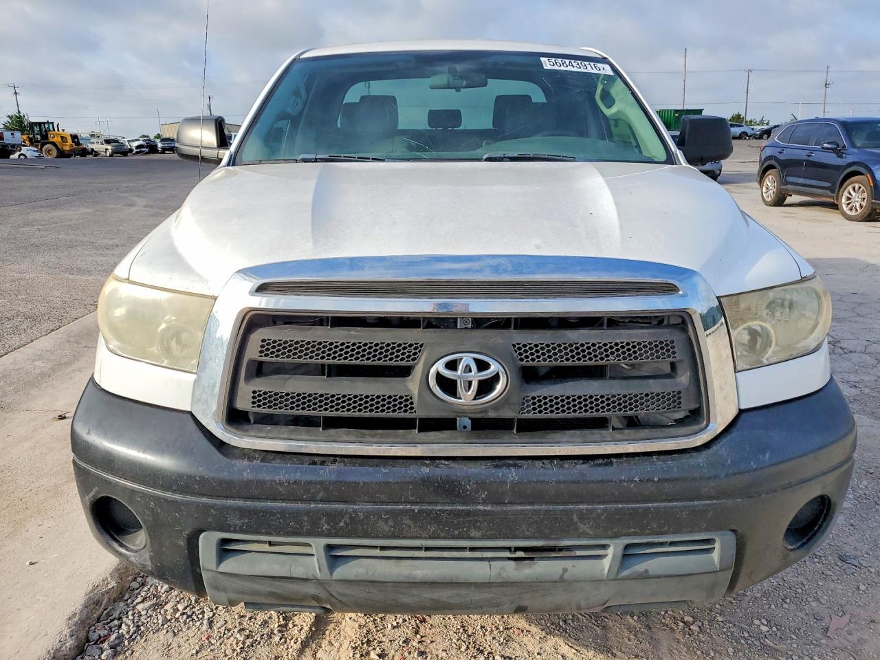 2013 Toyota Tundra Double Cab Sr5 White vin: 5TFRM5F11DX055840